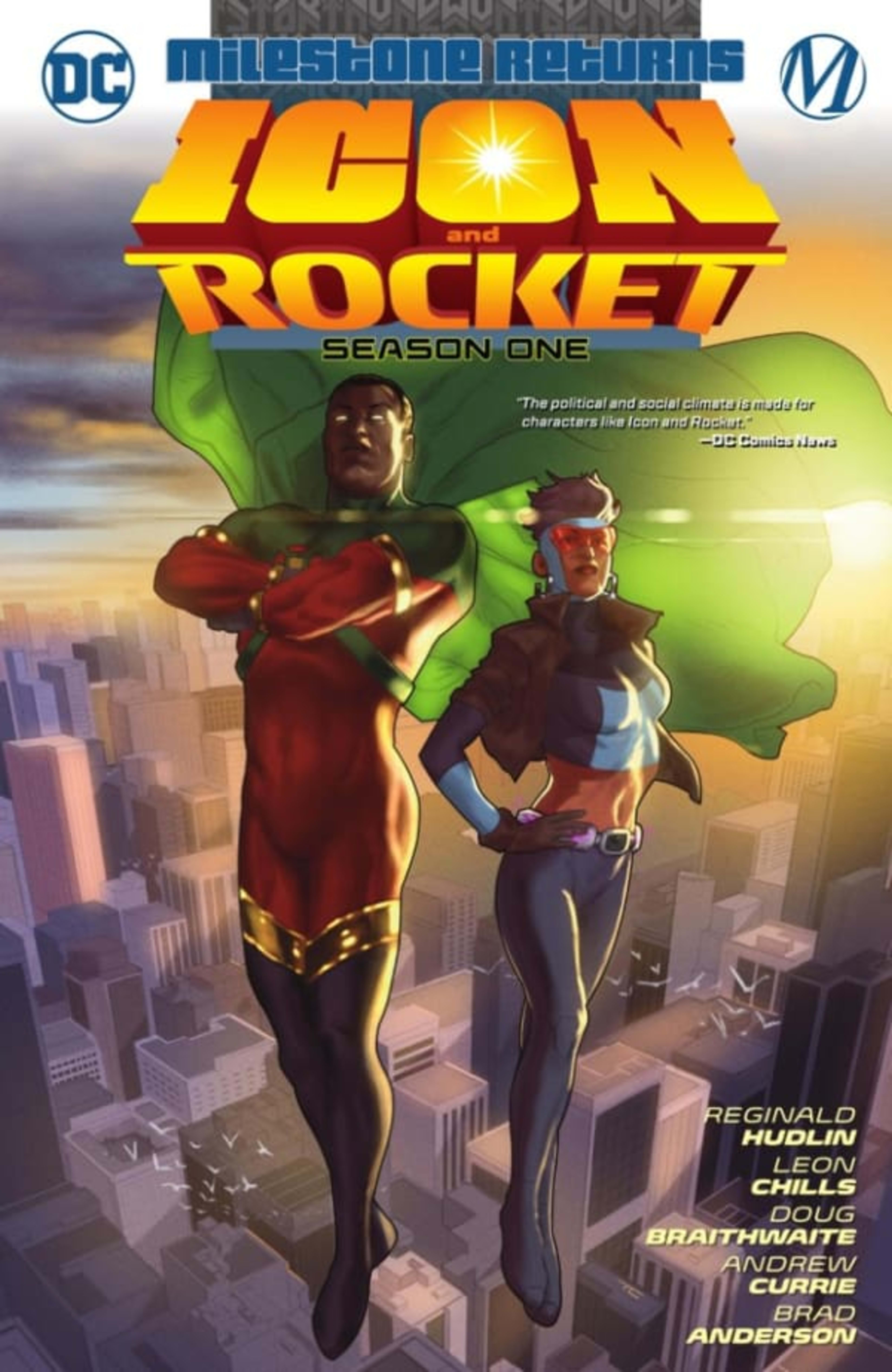 Icon & Rocket: Season One cover — © DC Comics