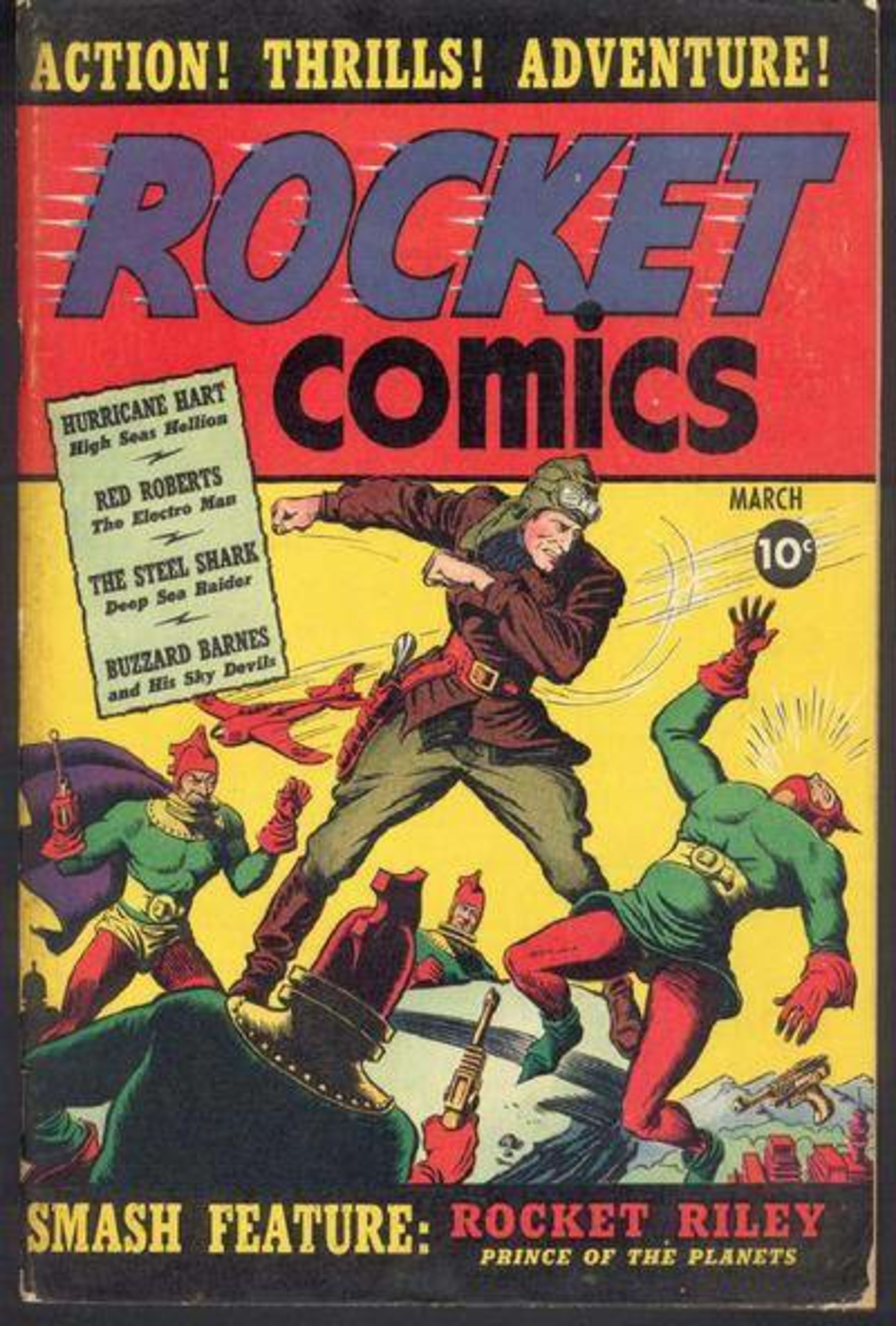 Rocket Comics cover — © Hillman