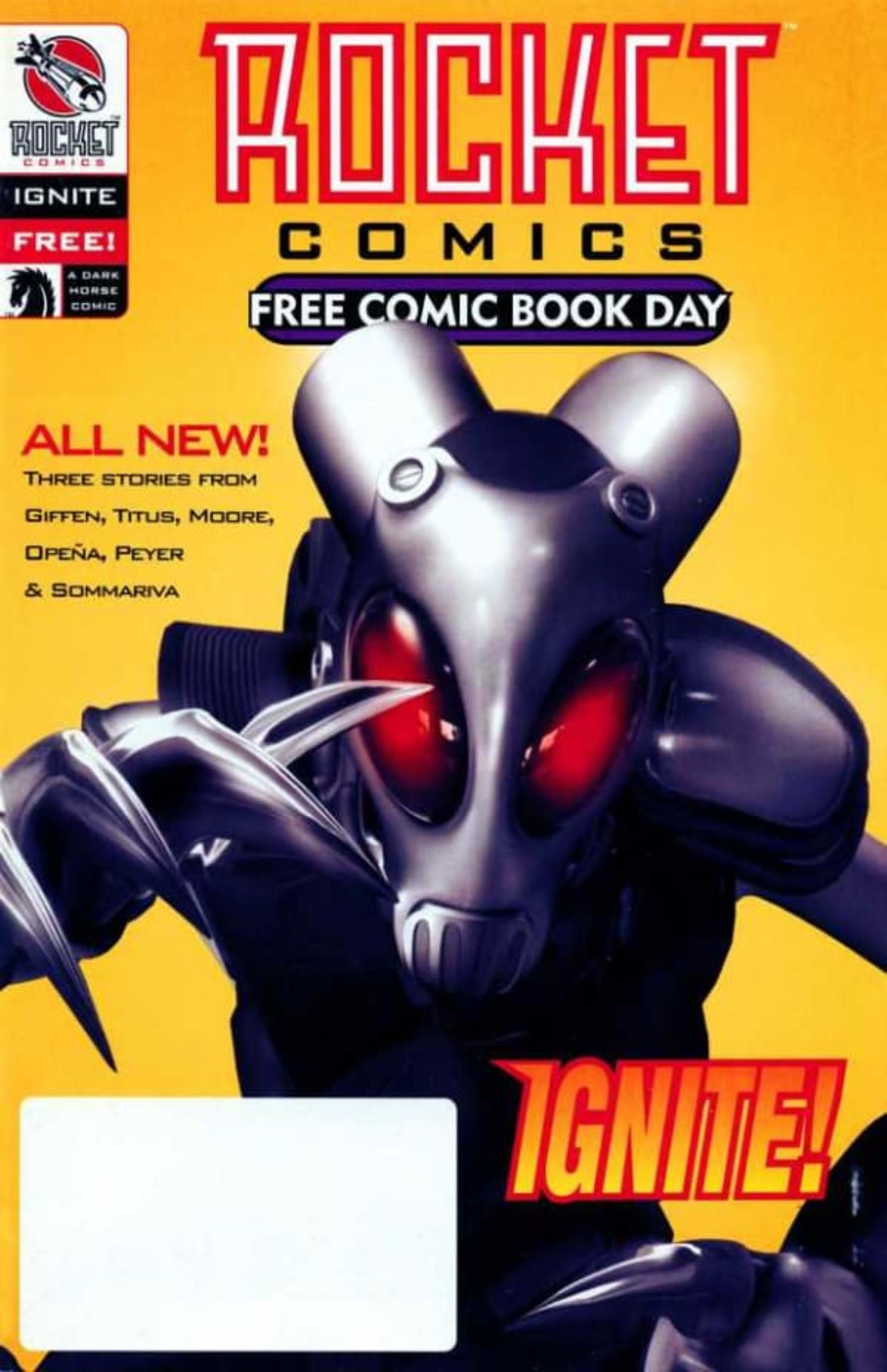 Rocket Comics Ignite cover — © Dark Horse Comics
