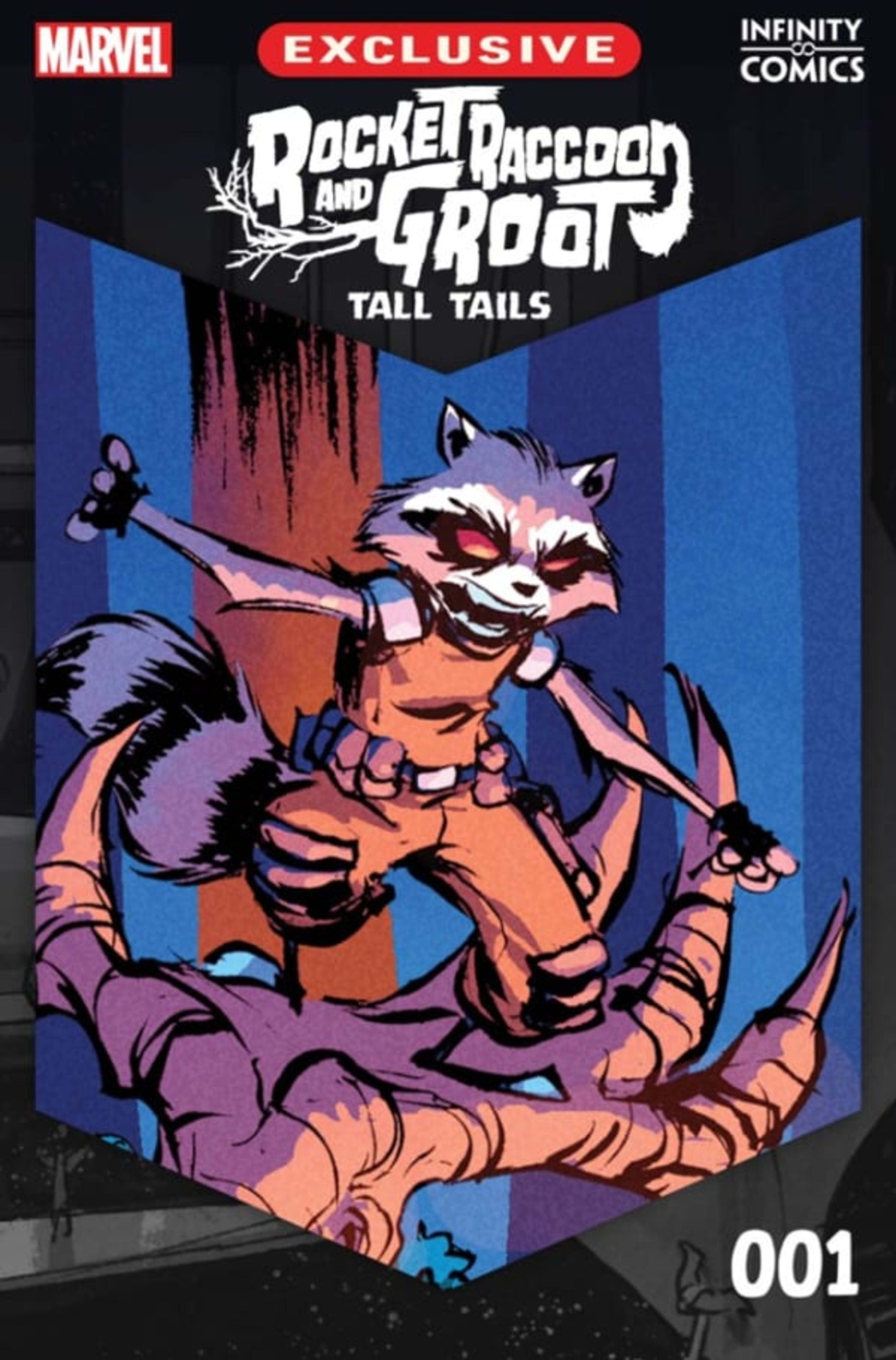 Rocket Raccoon & Groot: Tall Tails Infinity Comic  cover — © Marvel