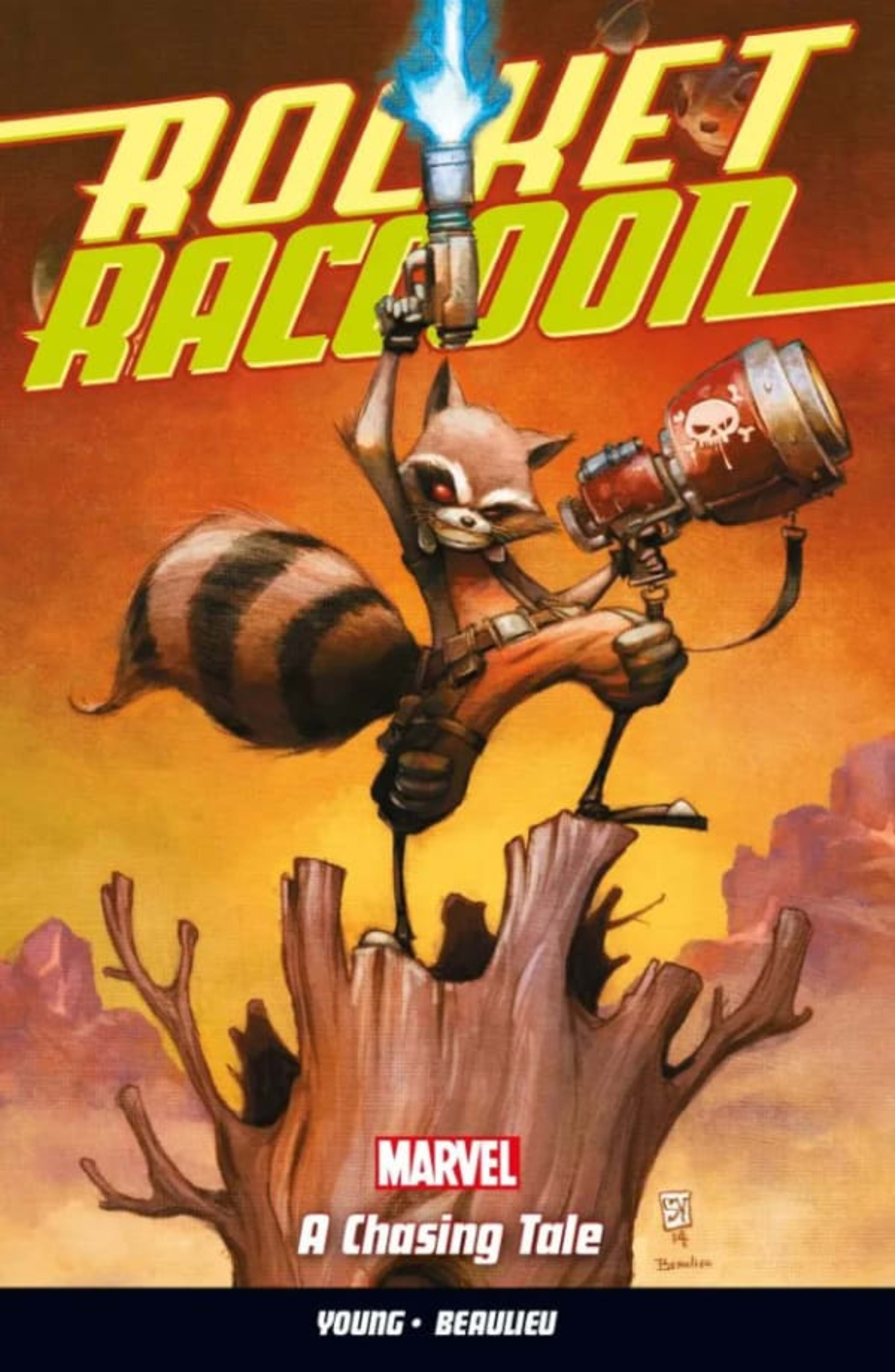 Rocket Raccoon: A Chasing Tale cover — © Marvel UK/Panini UK