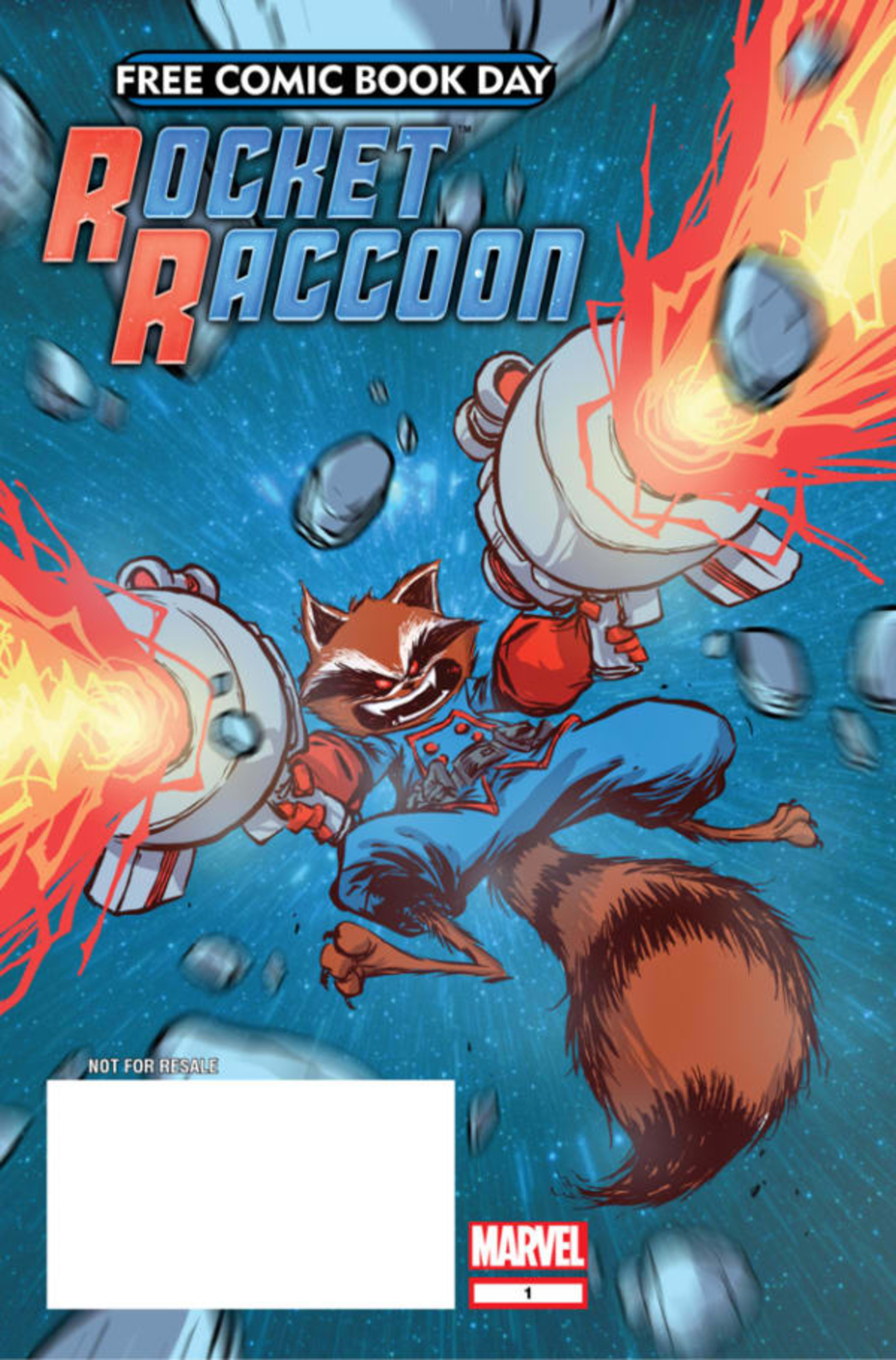 Rocket Raccoon: Free Comic Book Day cover — © Marvel