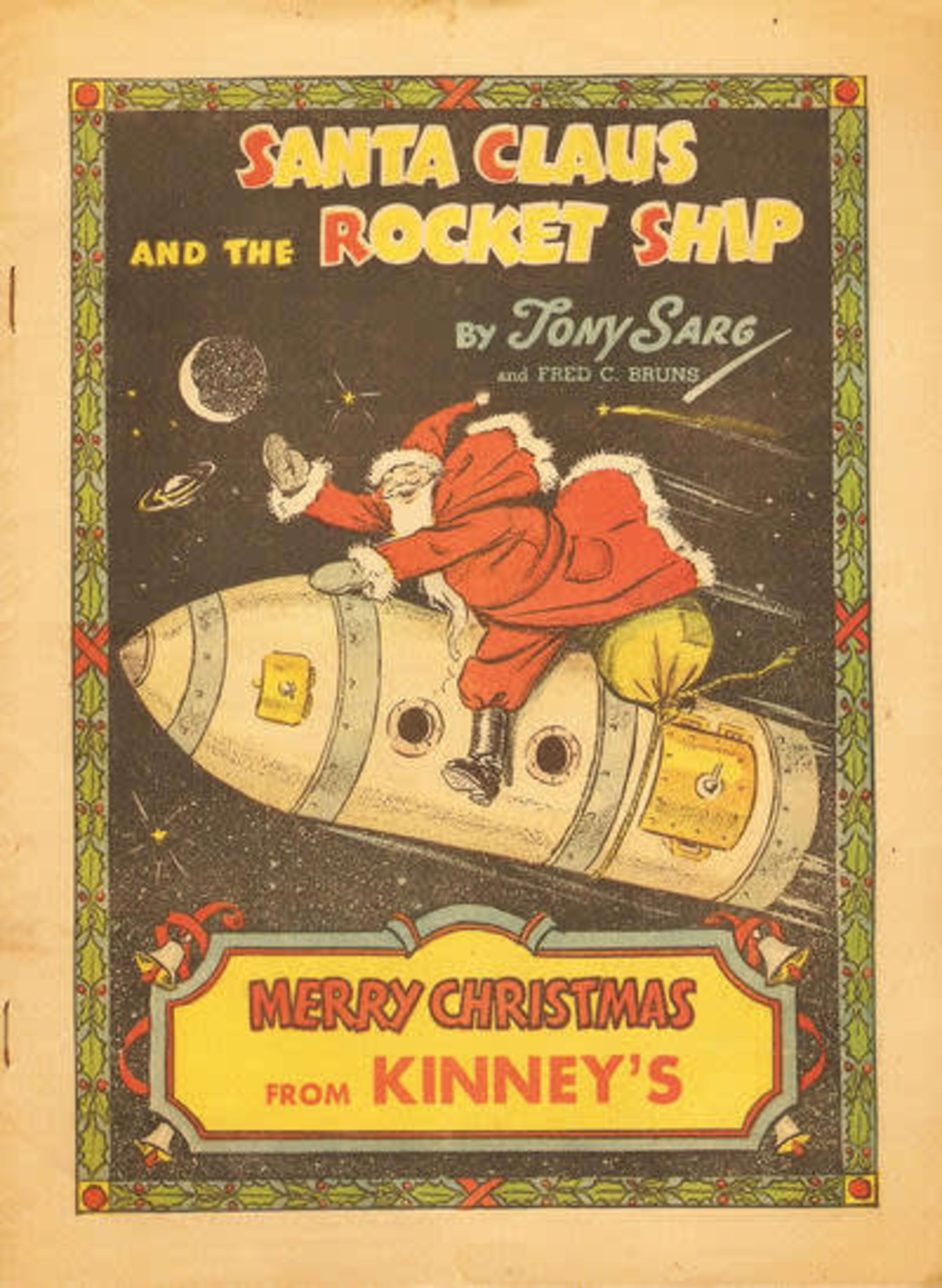 Santa Claus and the Rocket Ship cover — © Fowler's, Binghampton