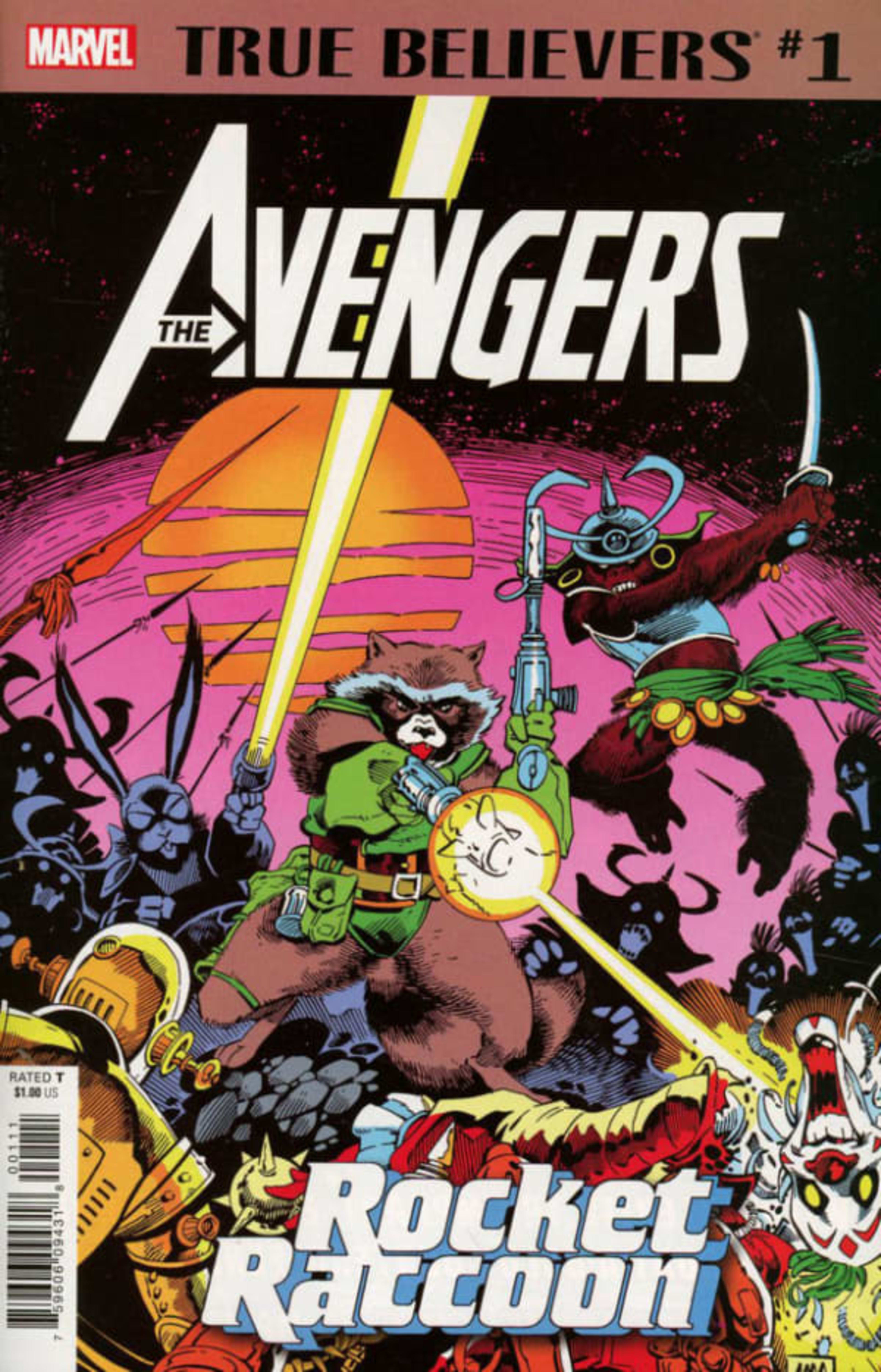 True Believers: Avengers: Rocket Raccoon cover — © Marvel