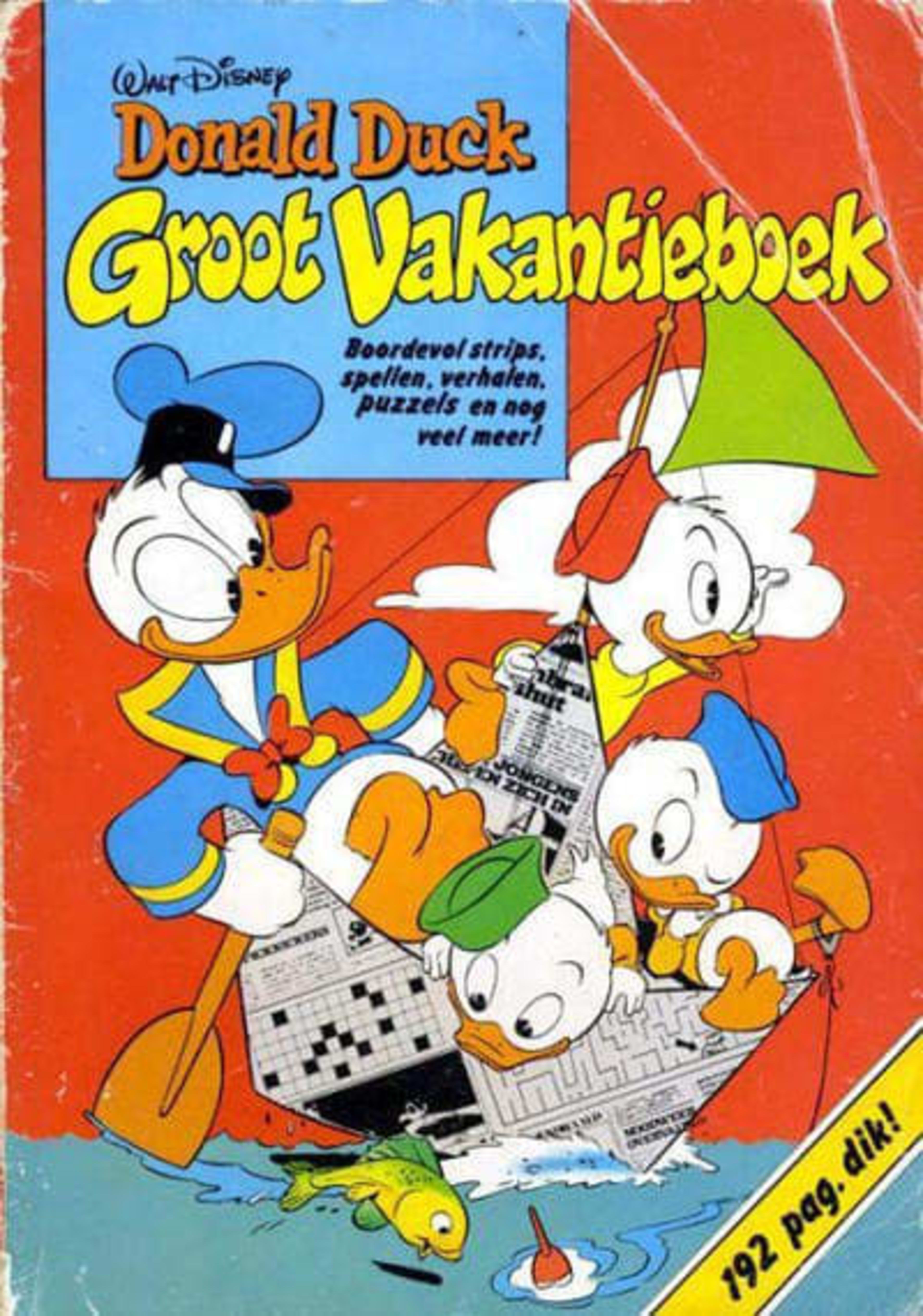 Donald Duck Groot Vakantieboek cover — © Oberon BV