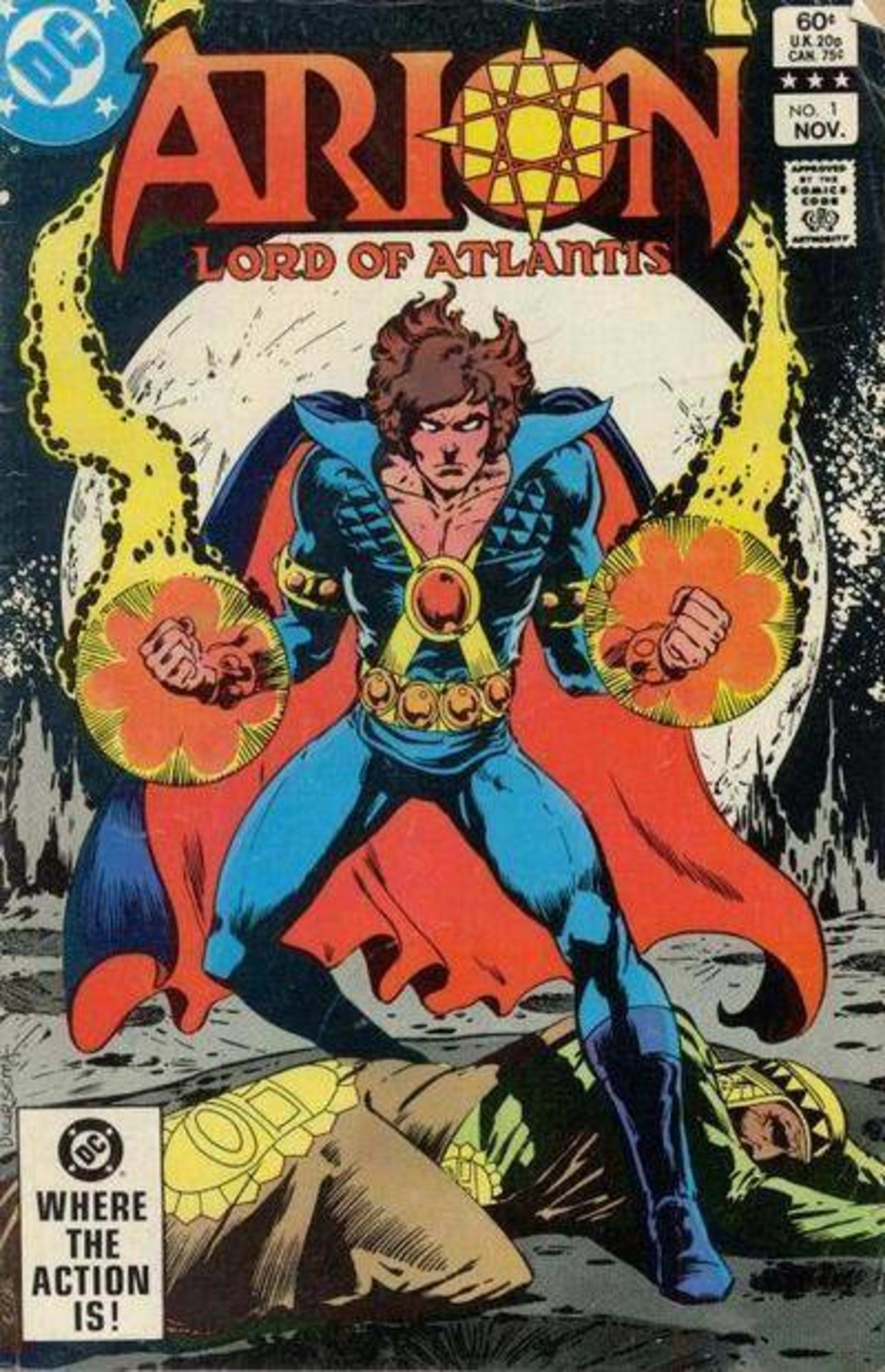 Arion, Lord of Atlantis cover — © DC Comics