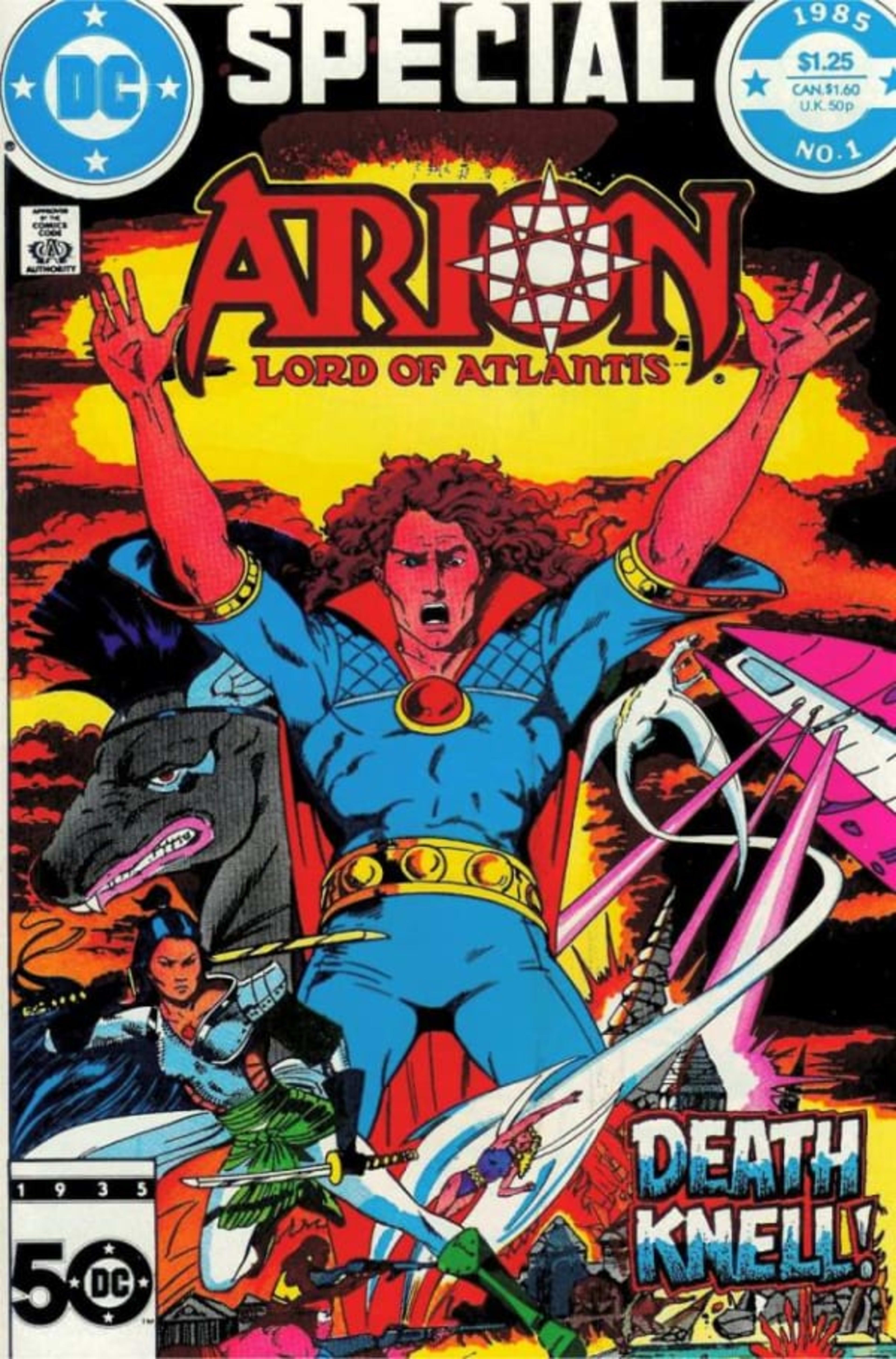 Arion, Lord of Atlantis Special cover — © DC Comics
