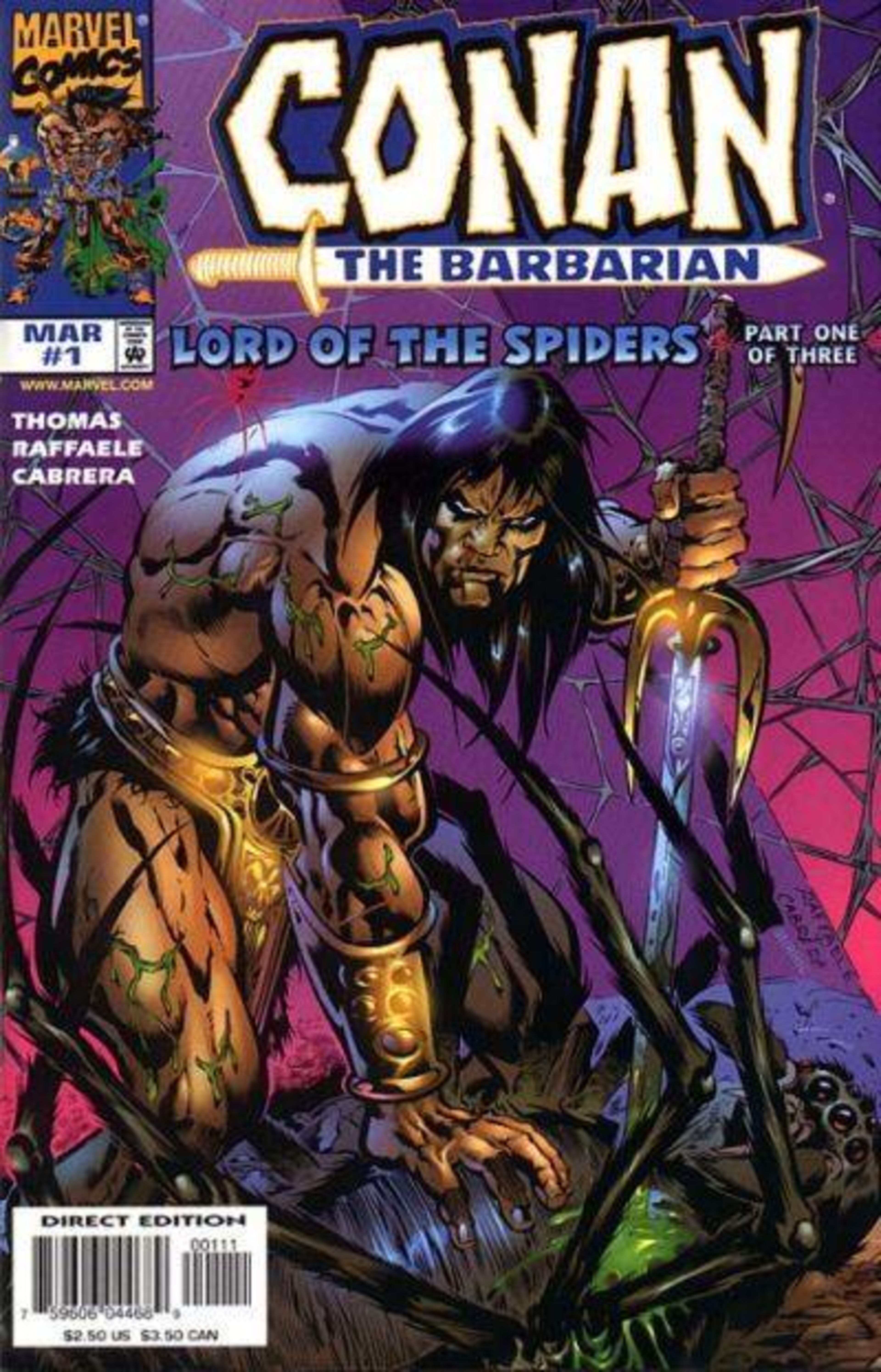 Conan: Lord of the Spiders cover — © Marvel