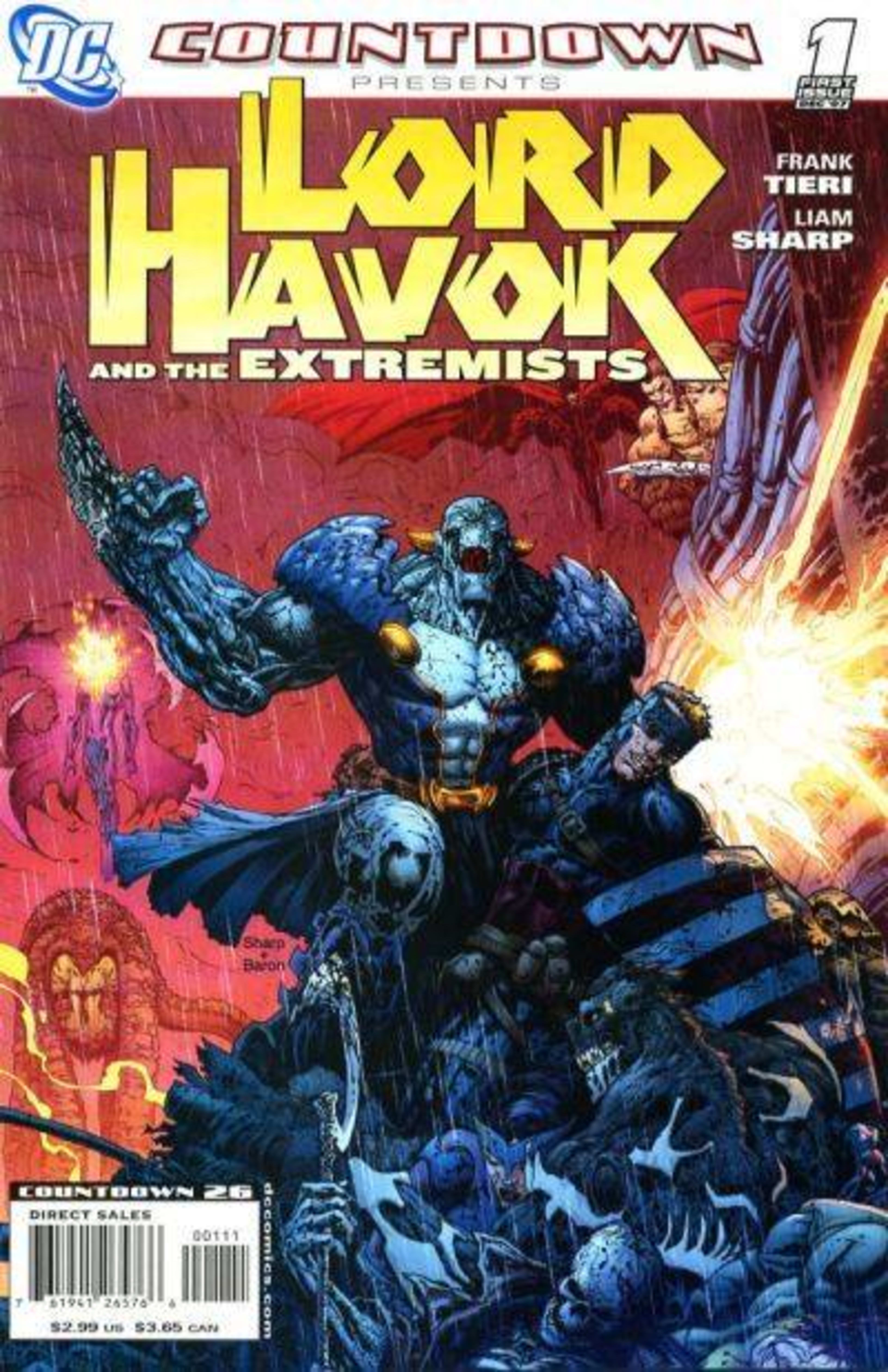 Countdown Presents: Lord Havok and the Extremists cover — © DC Comics
