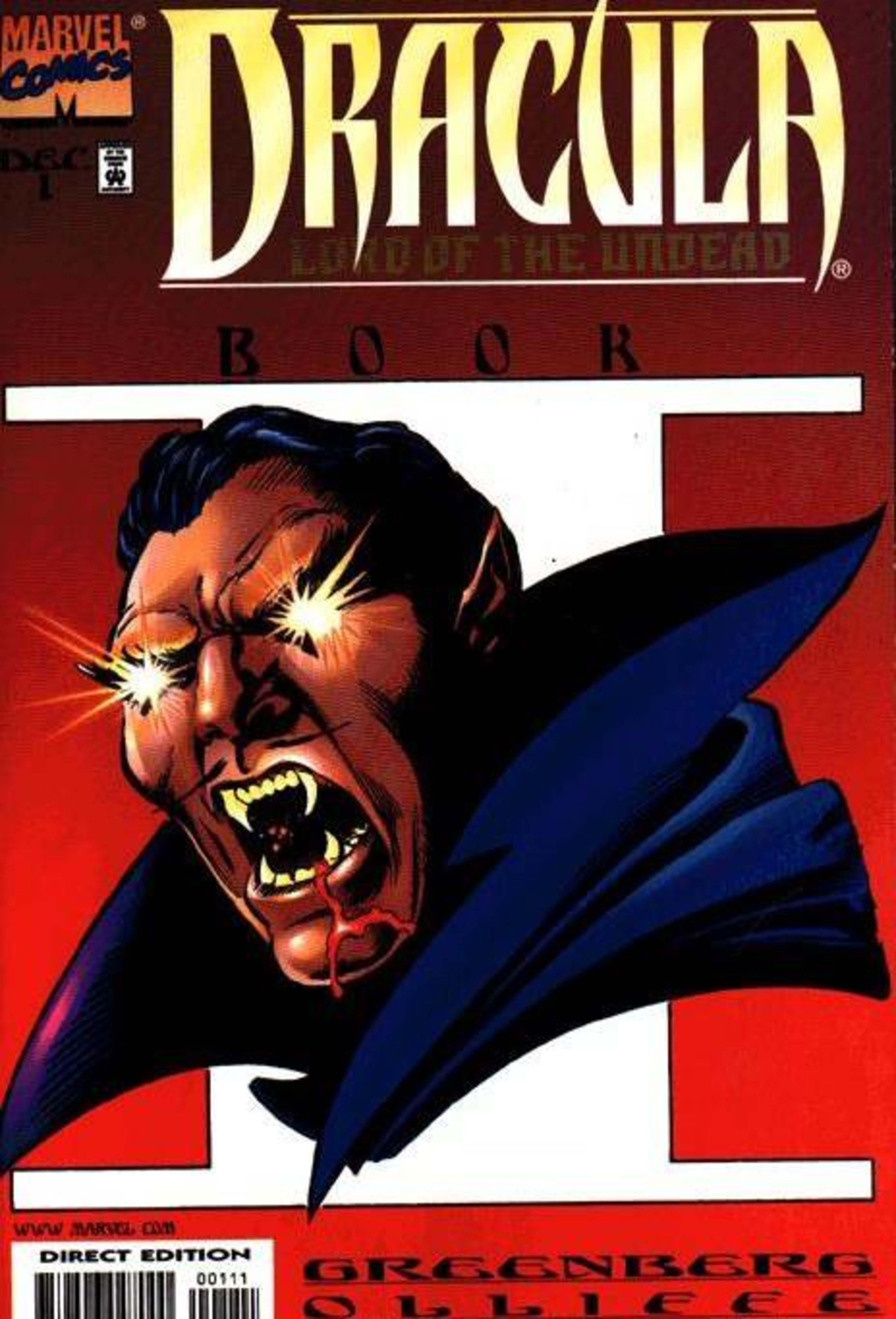 Dracula: Lord of the Undead cover — © Marvel