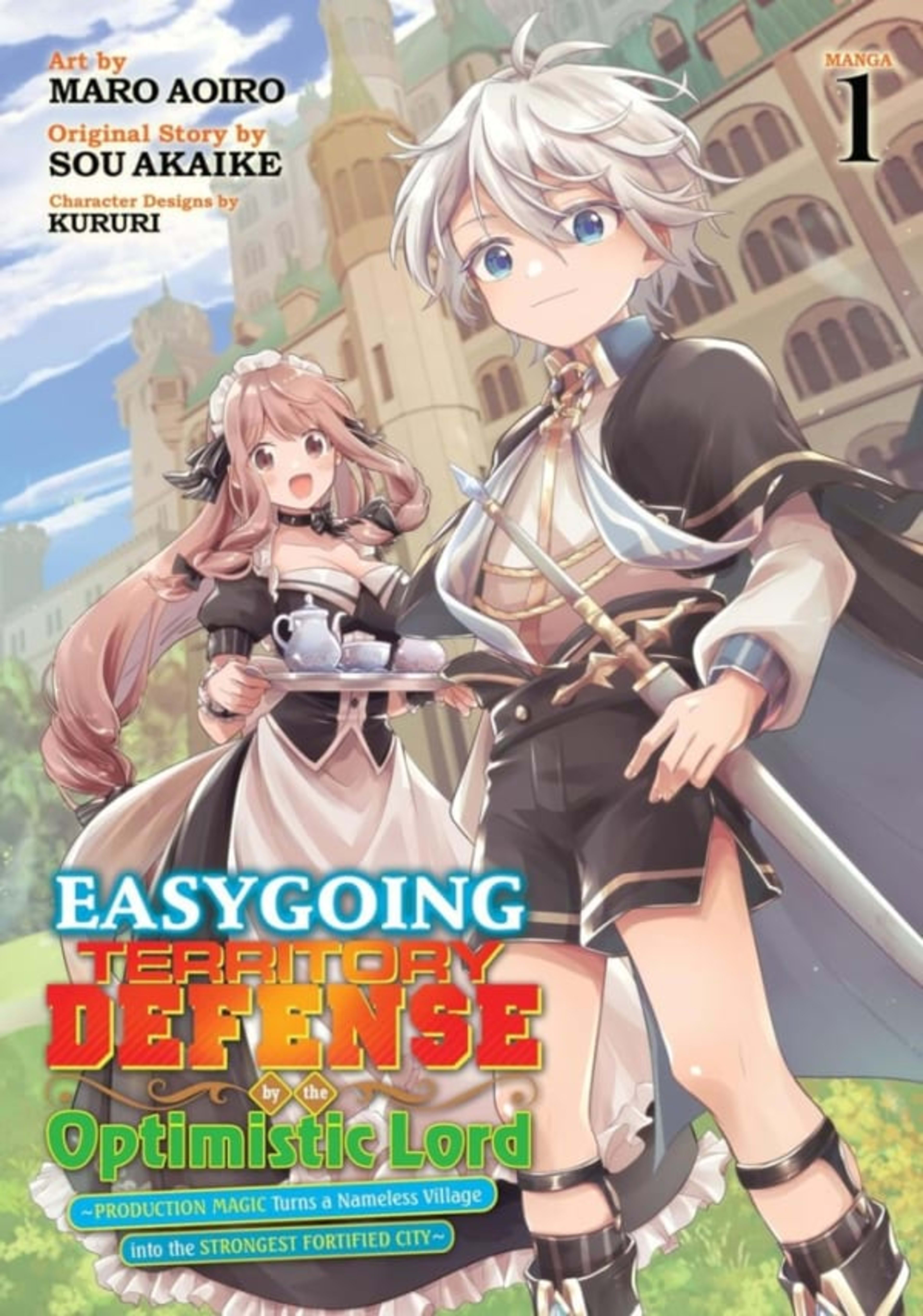 Easygoing Territory Defense by the Optimistic Lord: Production Magic Turns a Nameless Village into the Strongest Fortified City cover — © Seven Seas Entertainment
