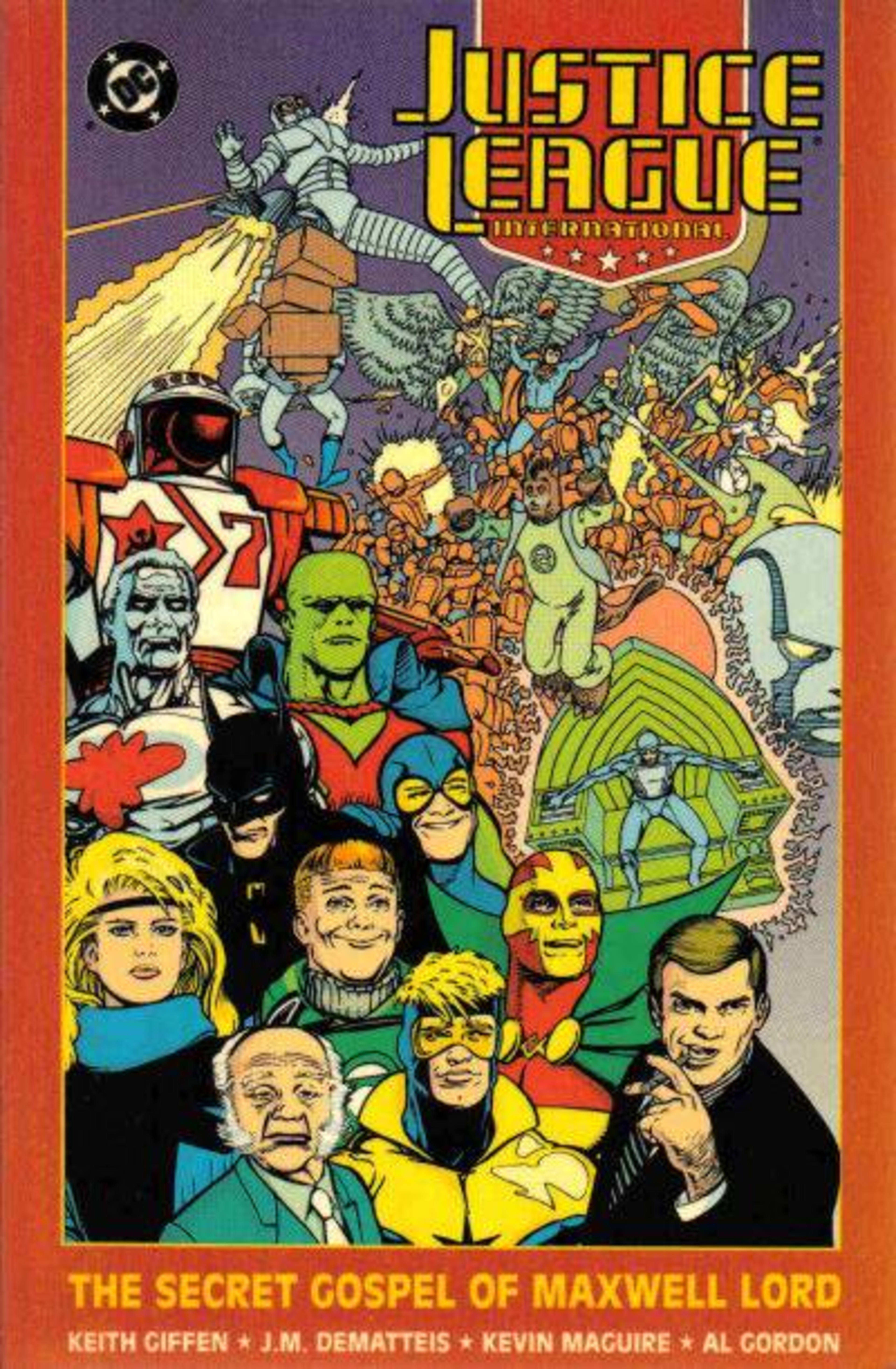 Justice League International: The Secret Gospel of Maxwell Lord cover — © DC Comics