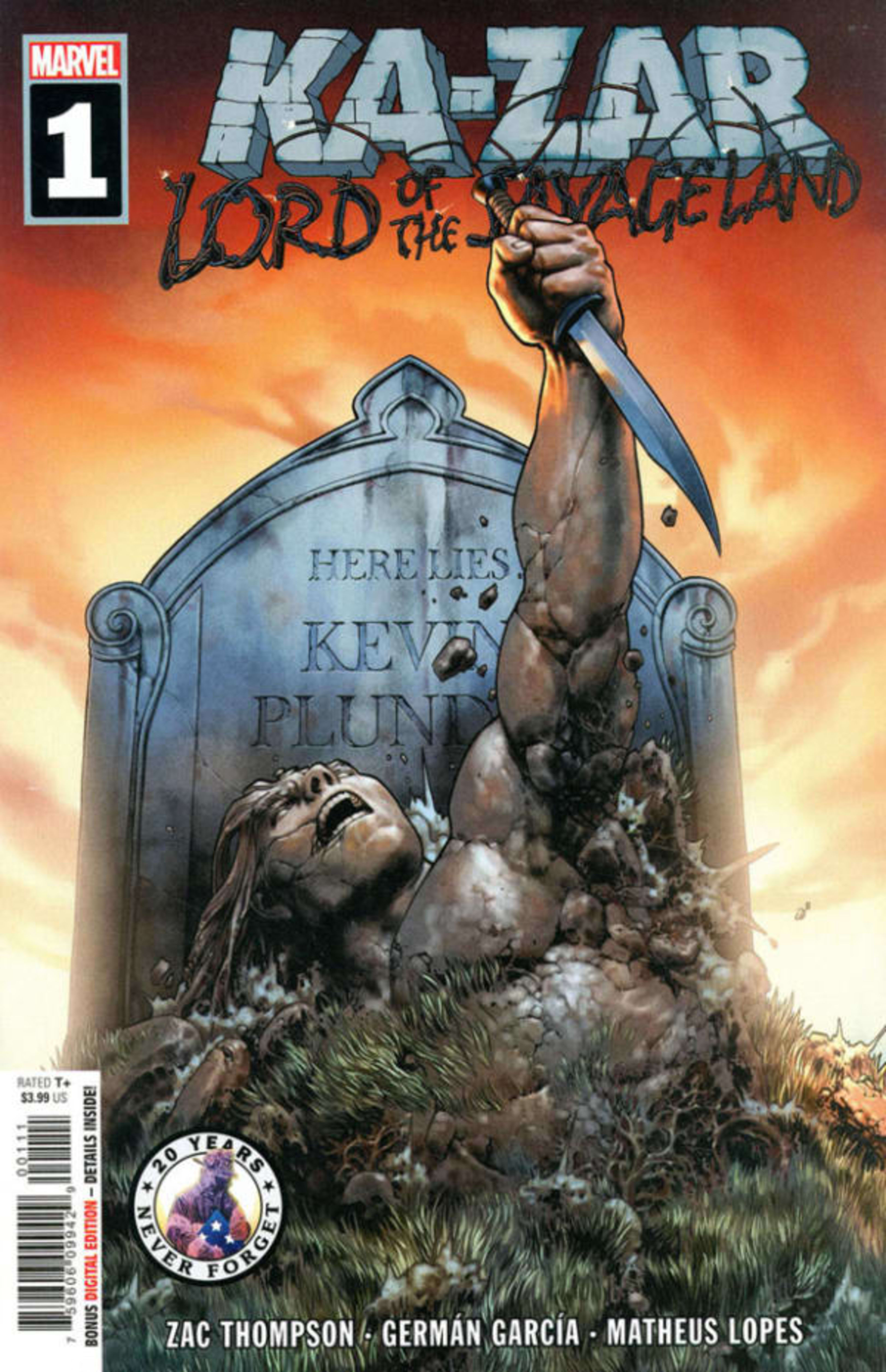 Ka-Zar: Lord of the Savage Land cover — © Marvel