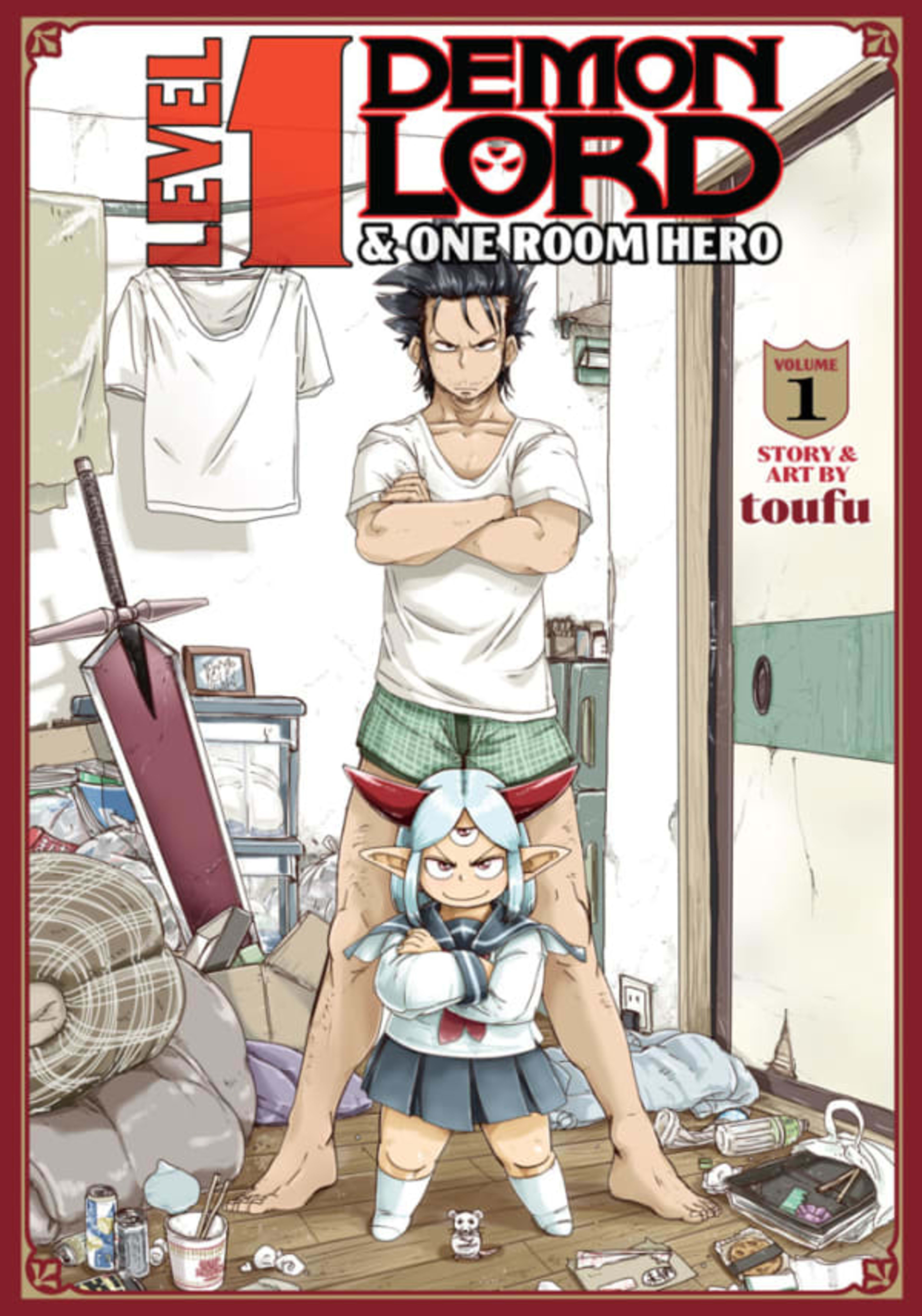 Level 1 Demon Lord & One Room Hero cover — © Seven Seas Entertainment