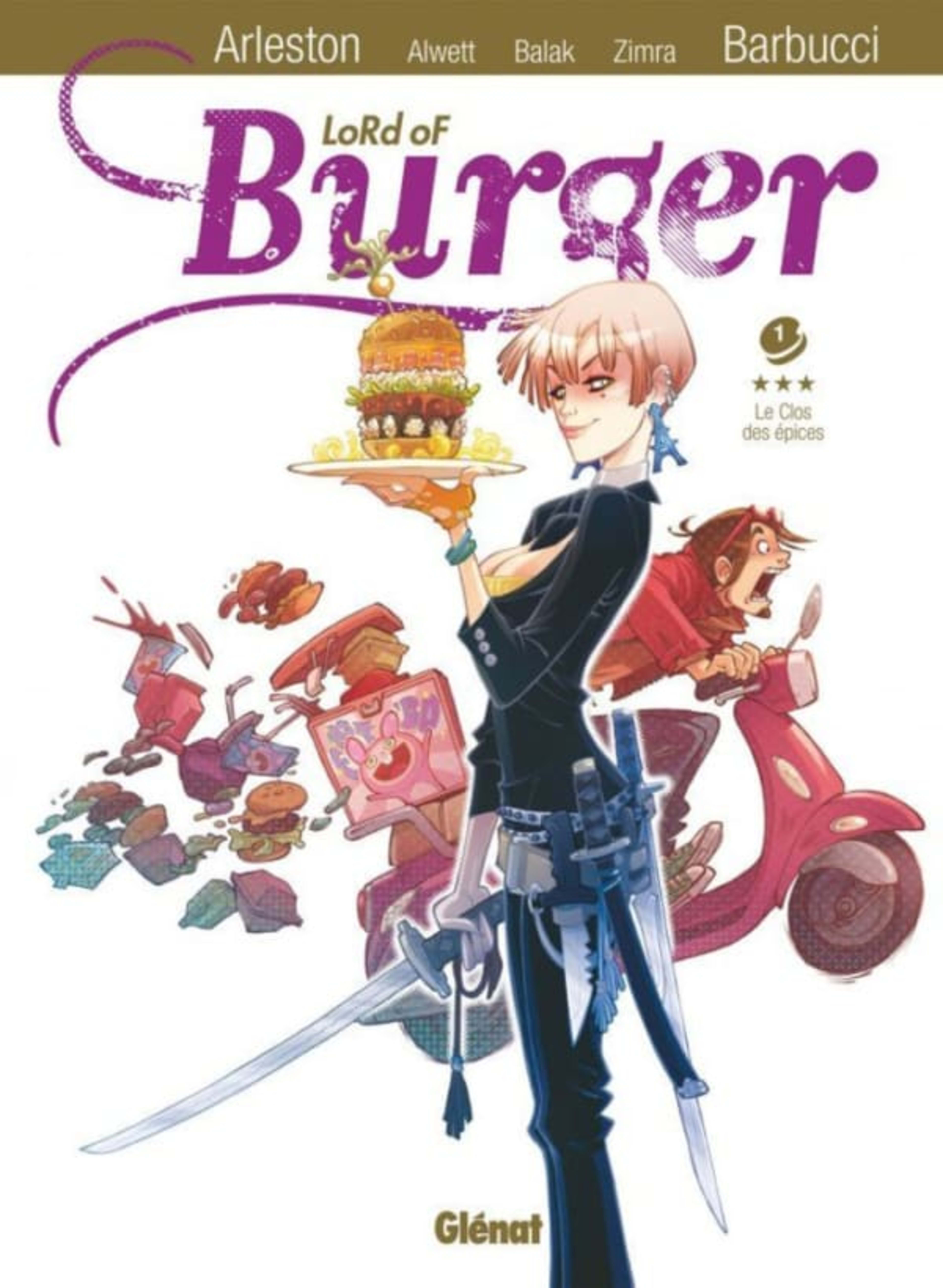 Lord of Burger cover — © Éditions Glénat
