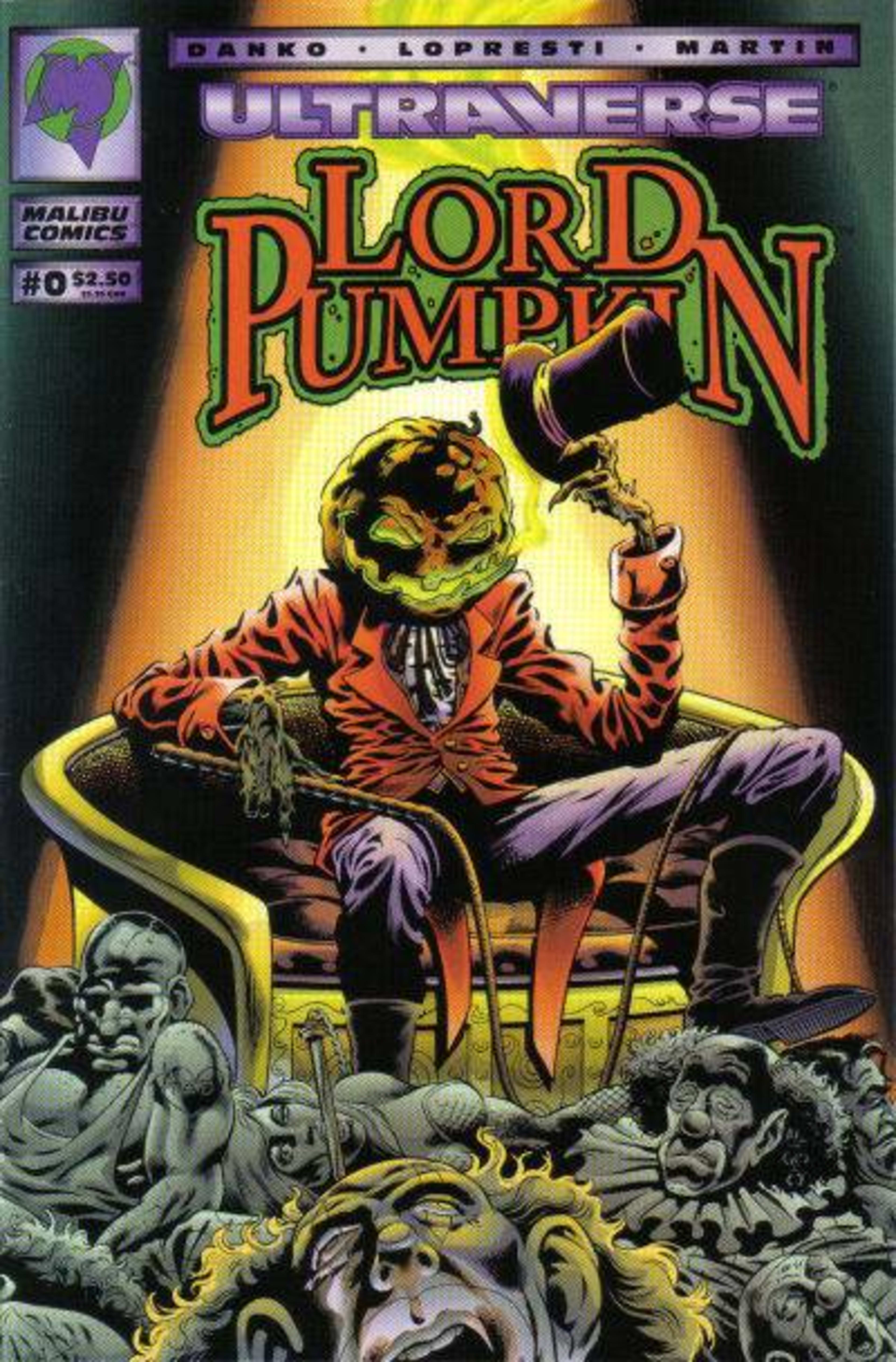 Lord Pumpkin cover — © Malibu