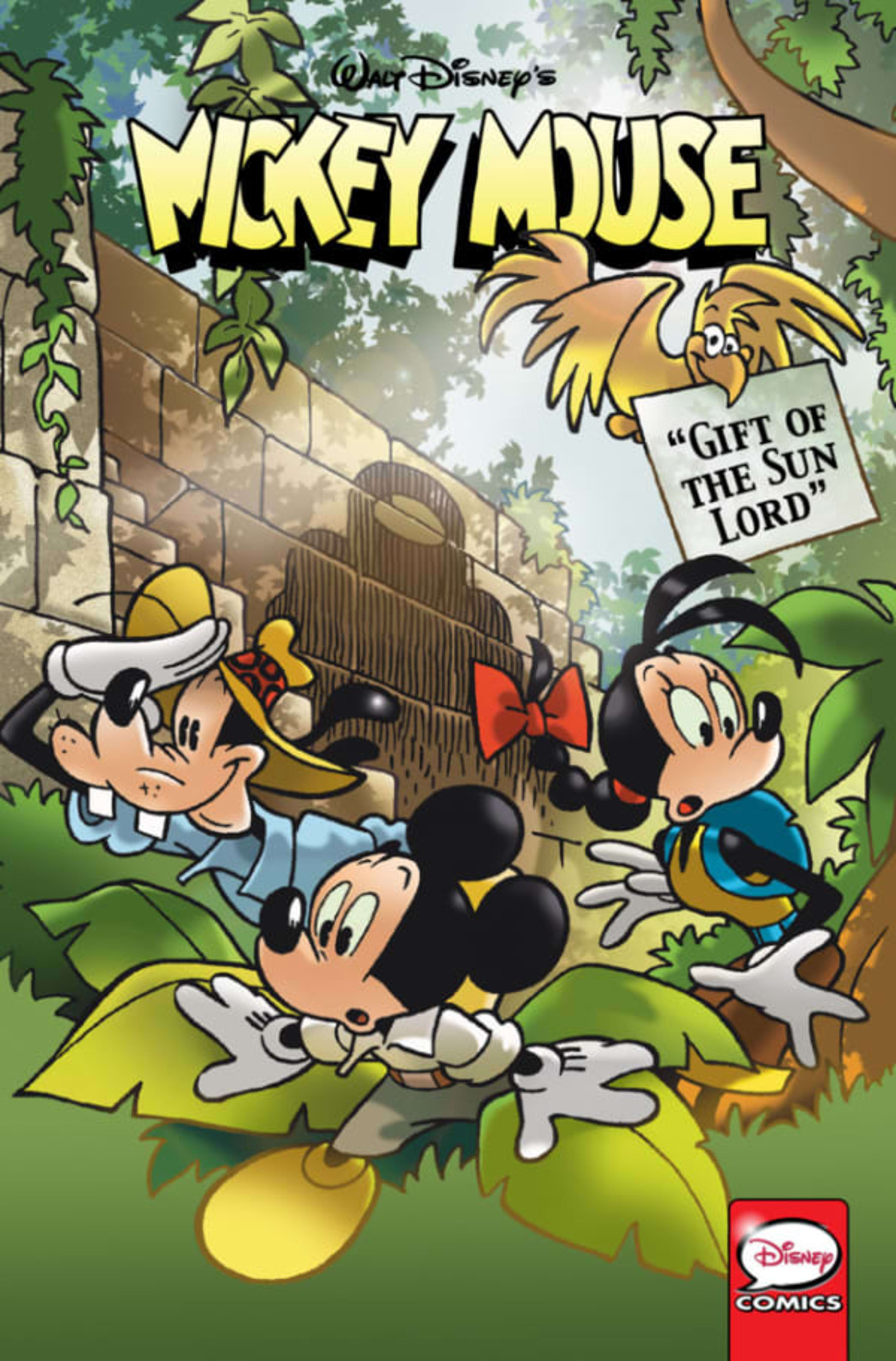 Mickey Mouse: Gift of the Sun Lord cover — © IDW Publishing