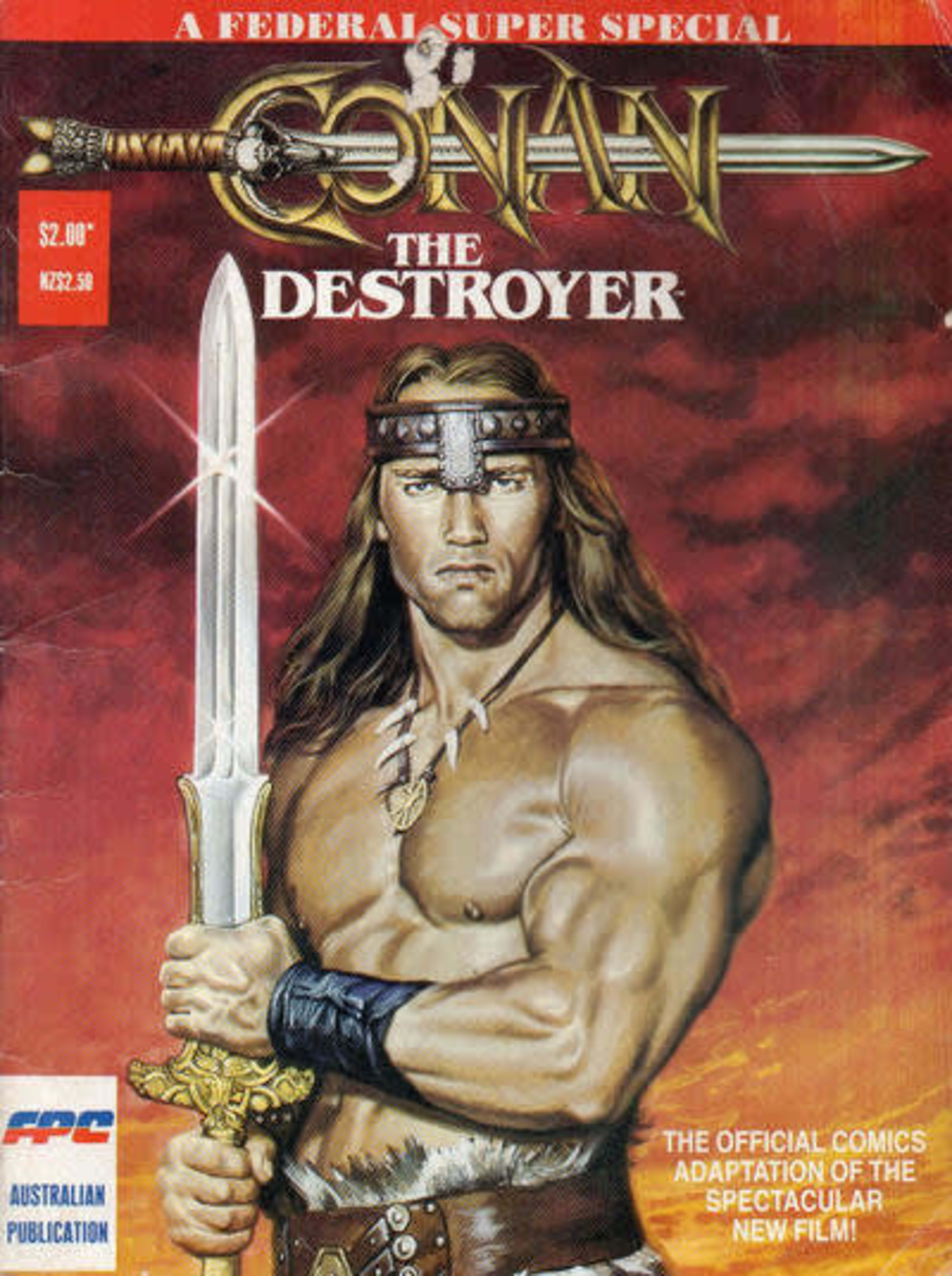 Conan the Destroyer cover — © Federal