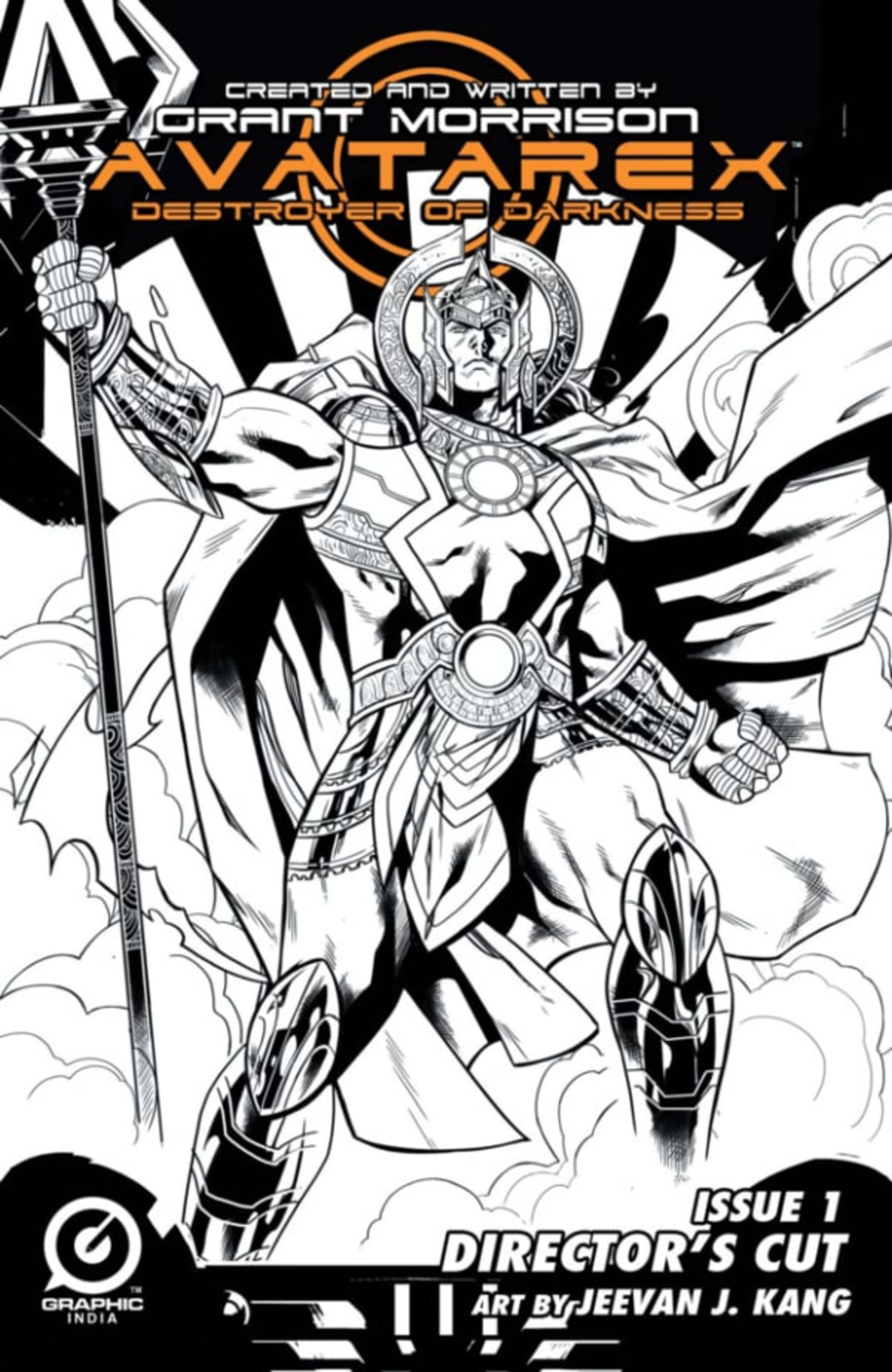 Grant Morrison's Avatarex: Destroyer of Darkness Director's Cut cover — © Graphic India