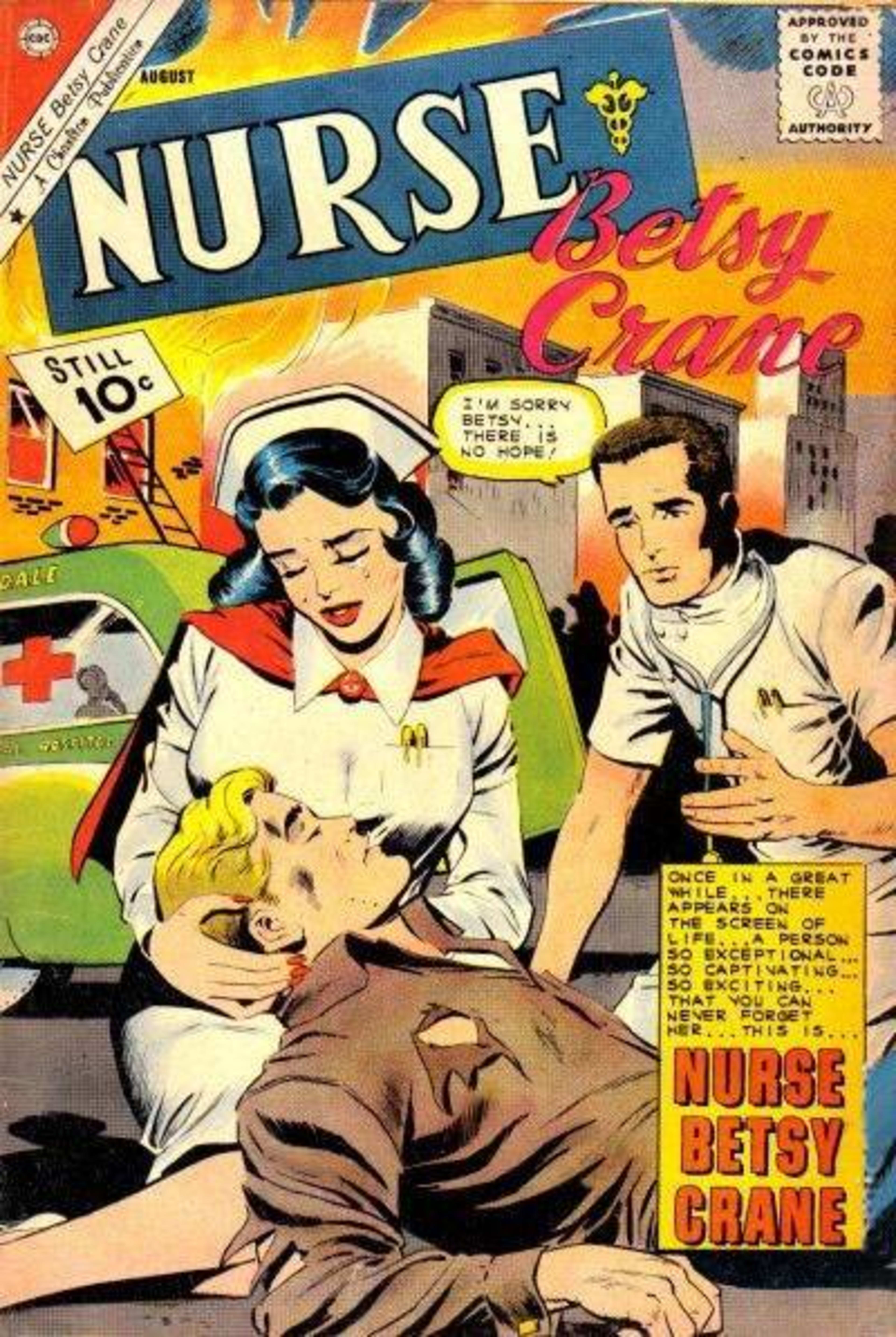 Nurse Betsy Crane cover — © Charlton