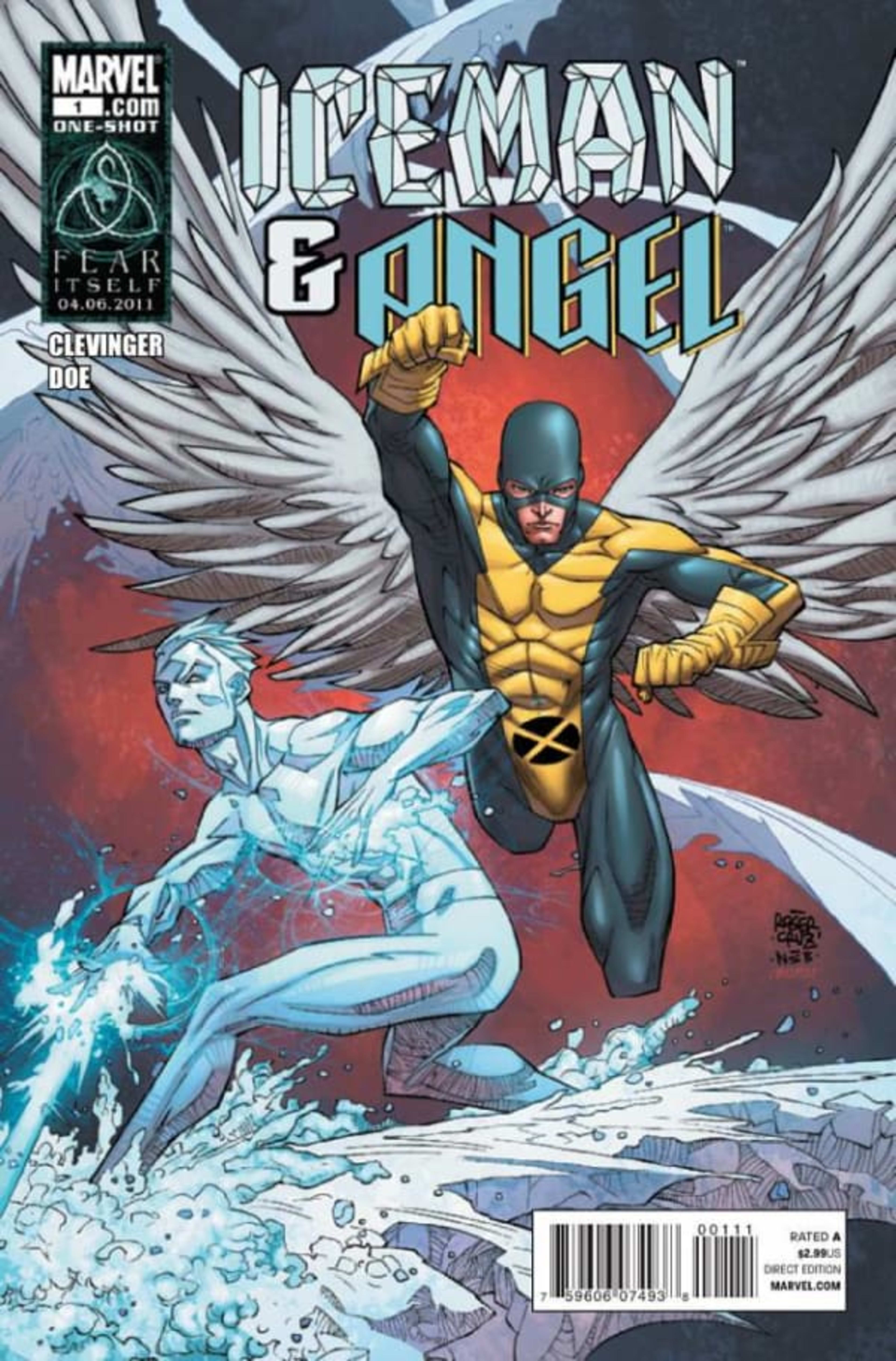 Iceman and Angel cover — © Marvel