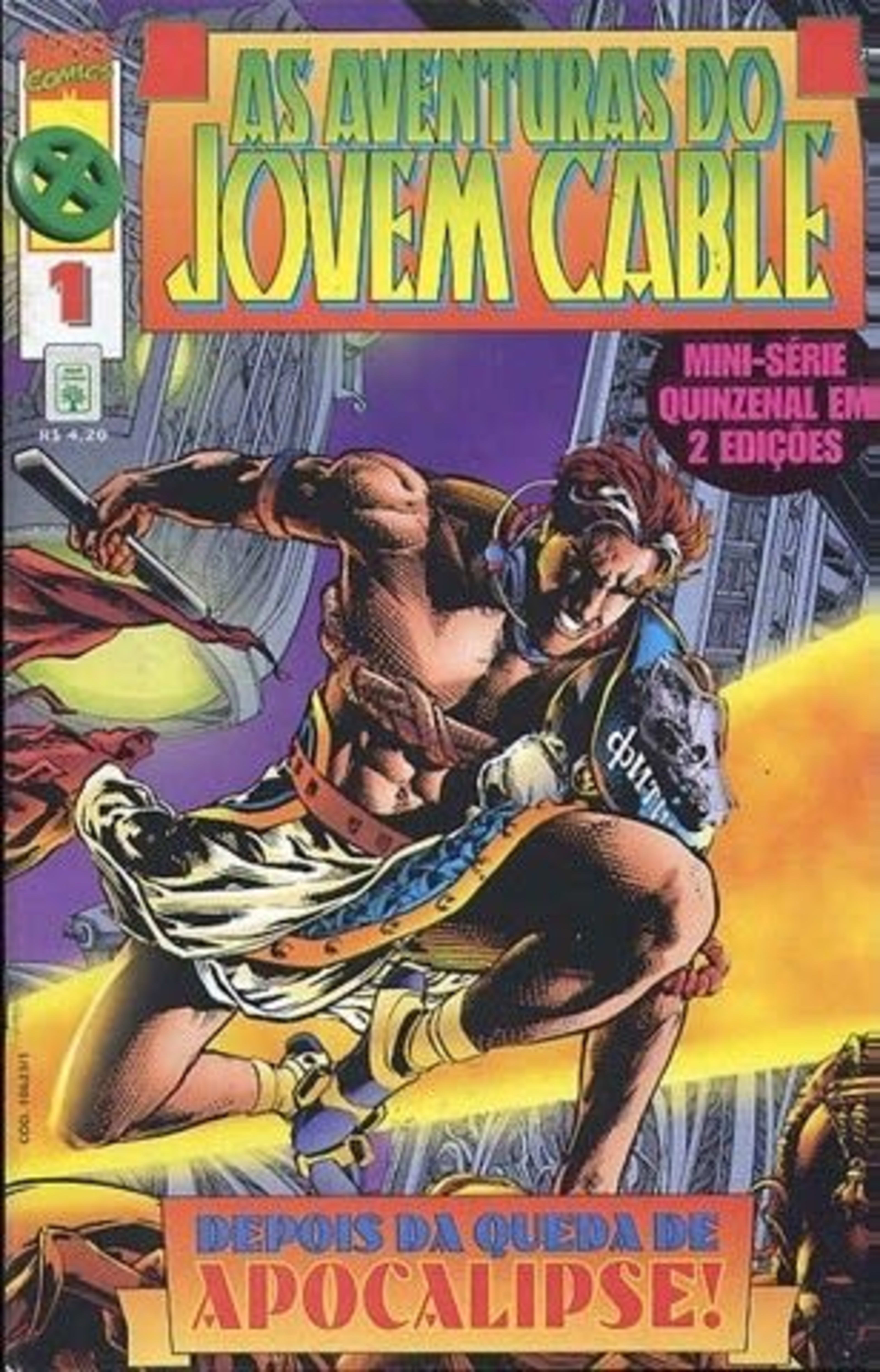 As Aventuras do Jovem Cable cover — © Abril