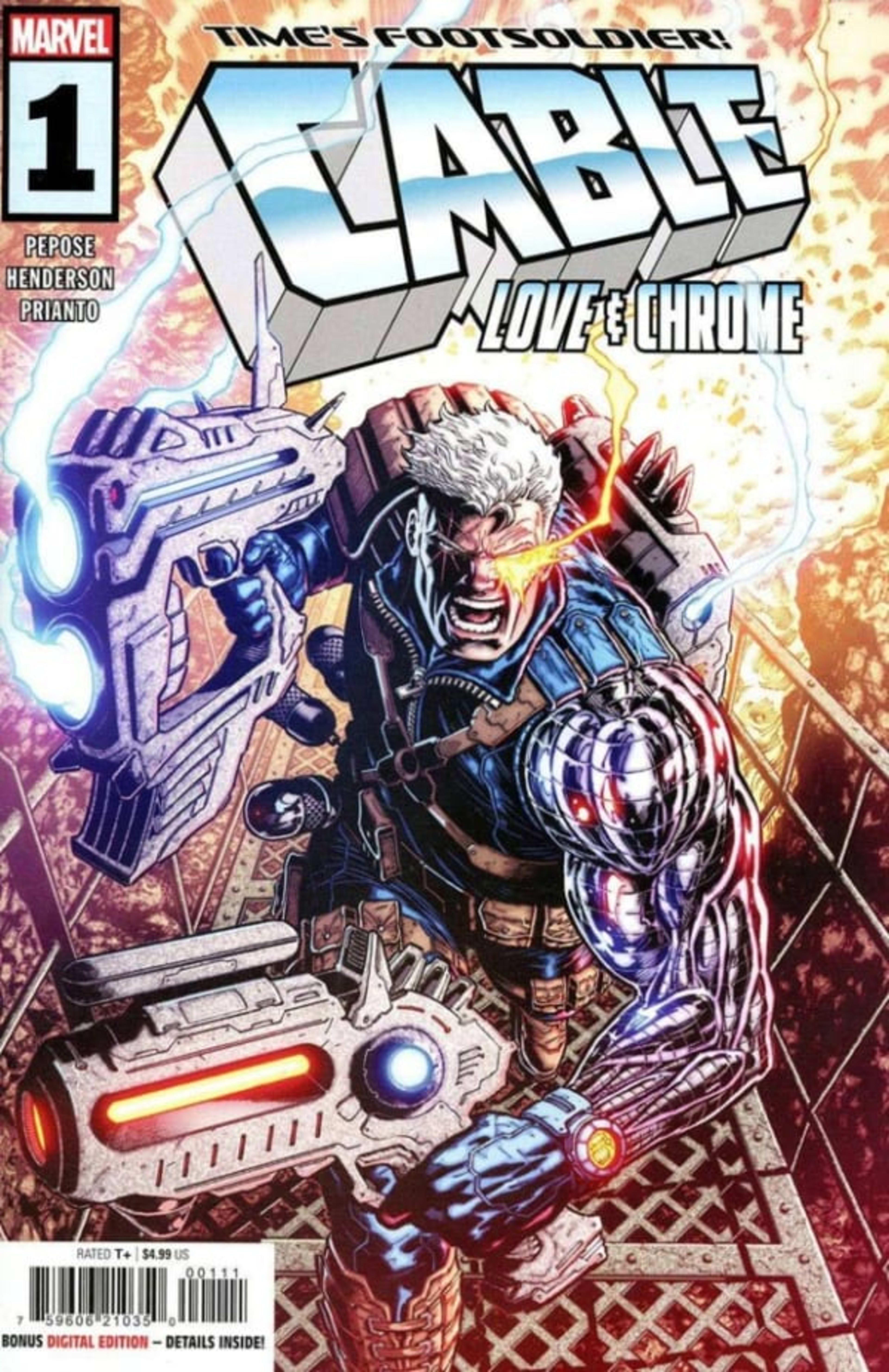 Cable: Love and Chrome cover — © Marvel