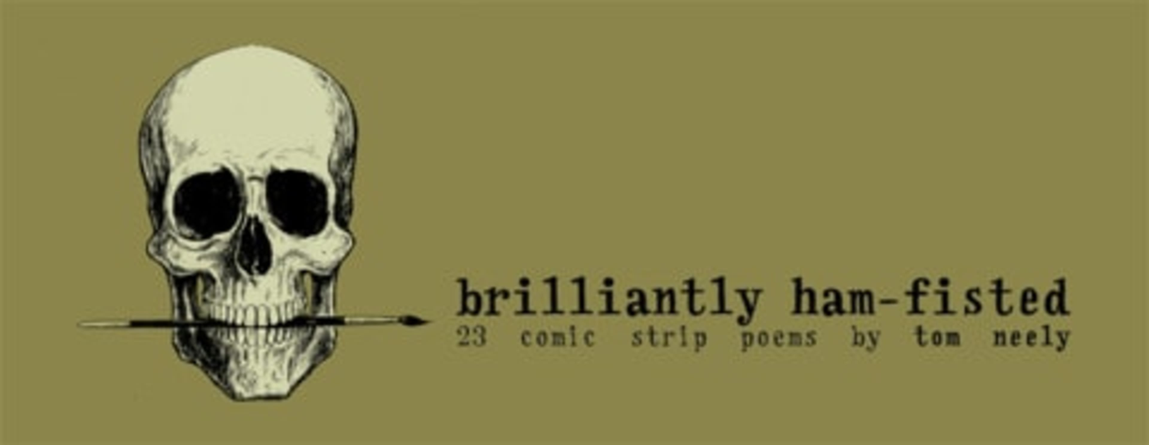 Brilliantly Ham Fisted: 23 Comic Strip Poems cover — © I Will Destroy You Comics