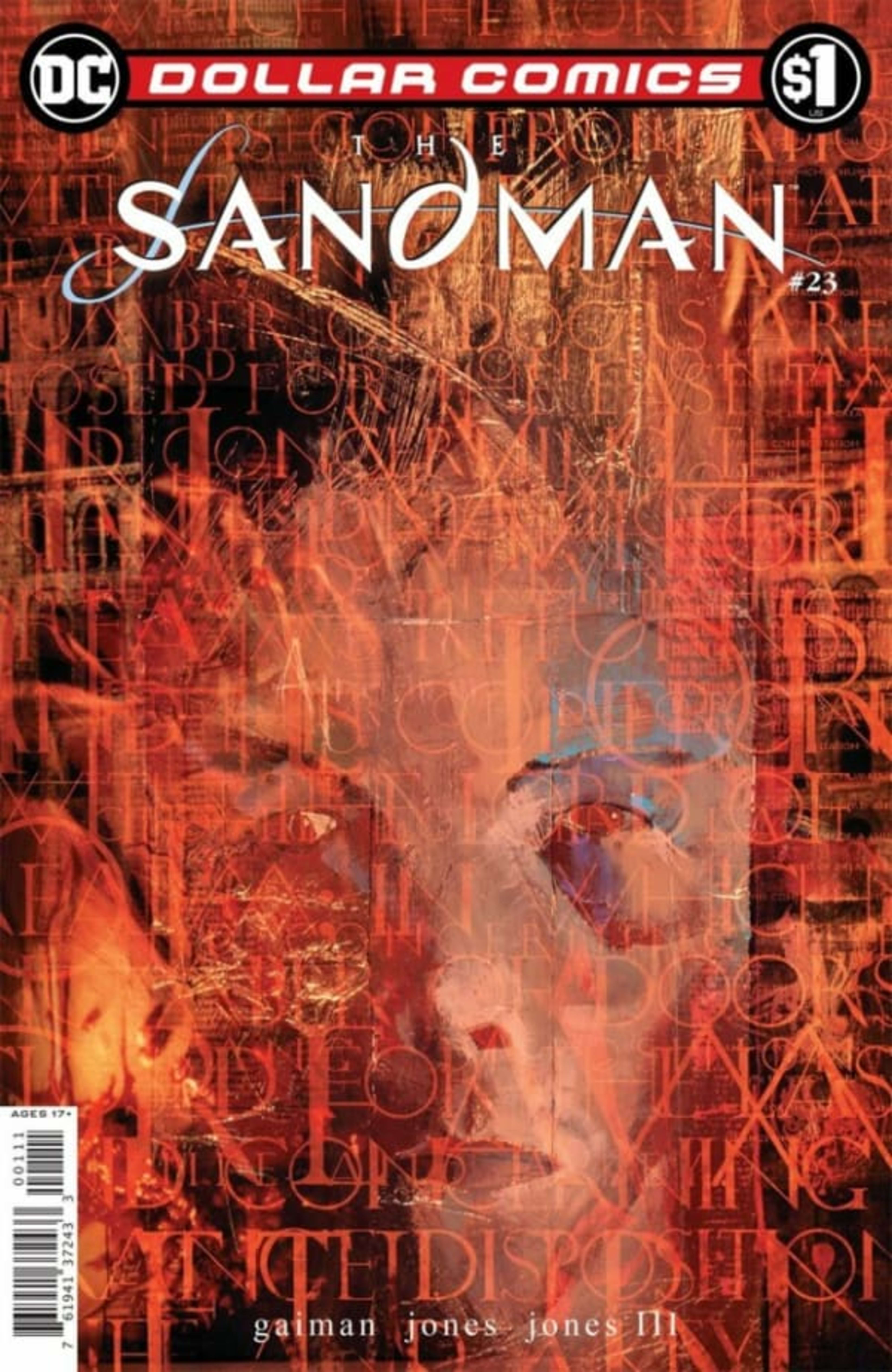 Dollar Comics: The Sandman #23 cover — © DC Comics