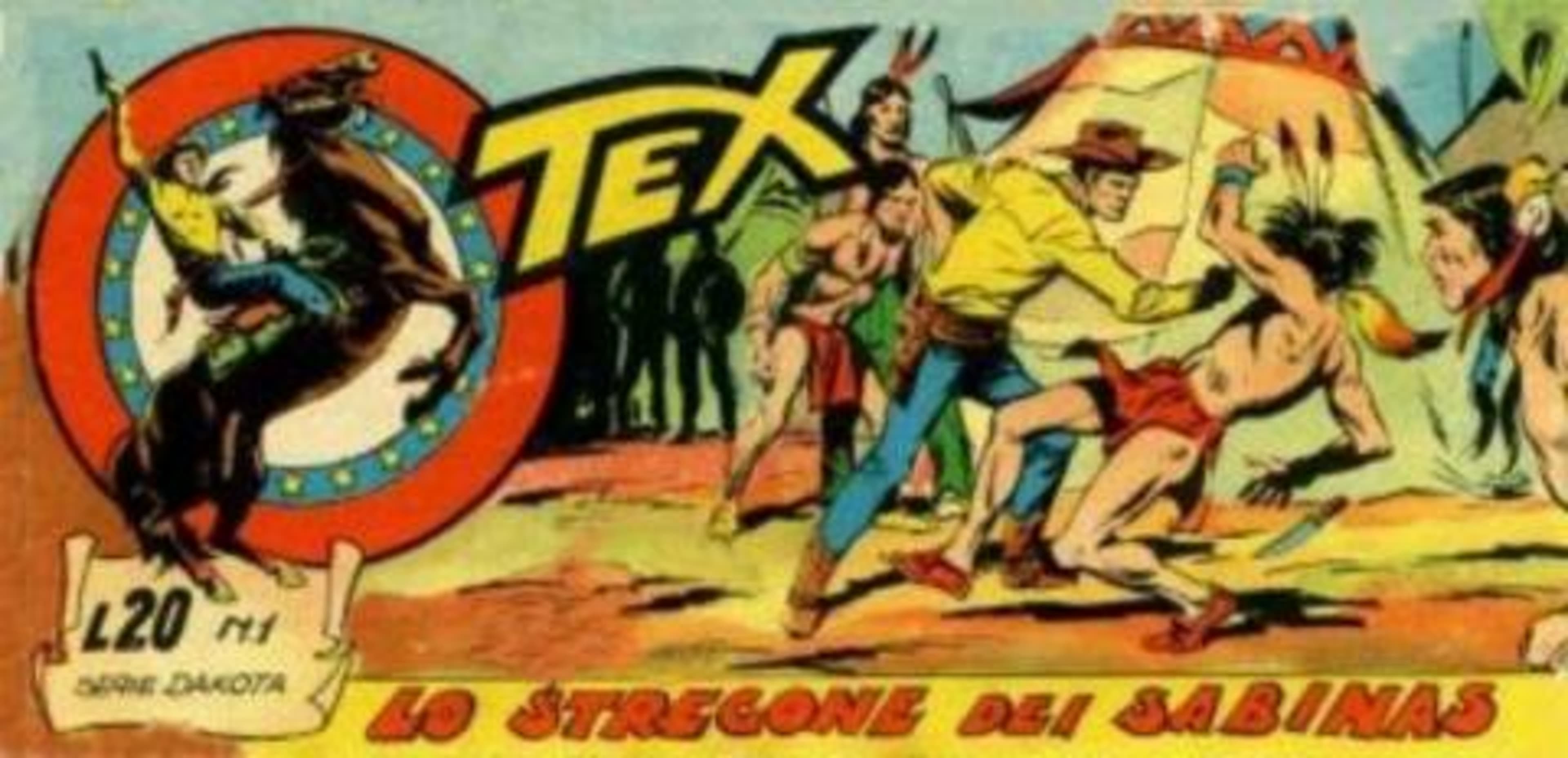 Tex XXIII Serie Dakota cover — © Edizioni Audace
