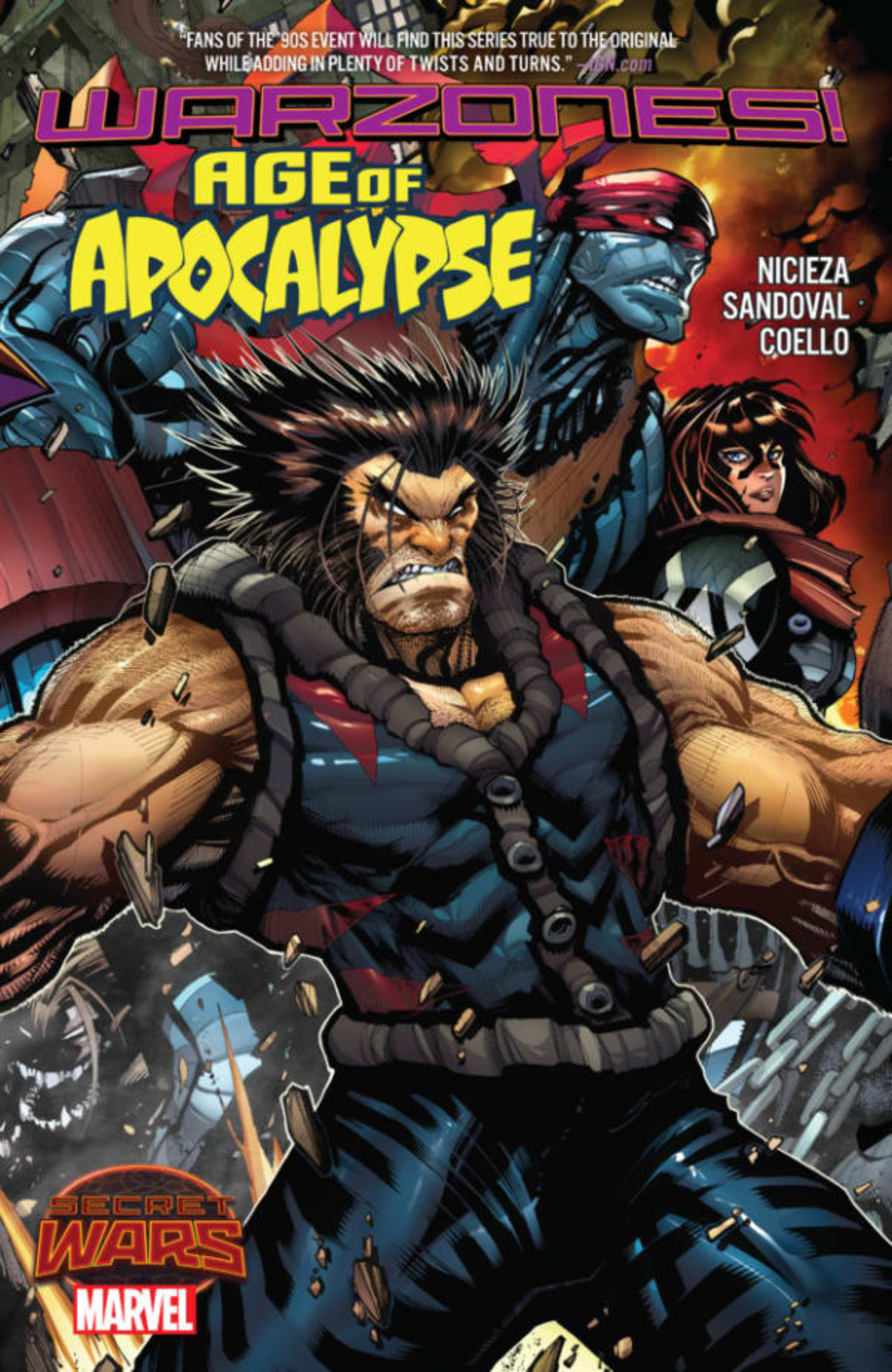 Age of Apocalypse: Warzones cover — © Marvel