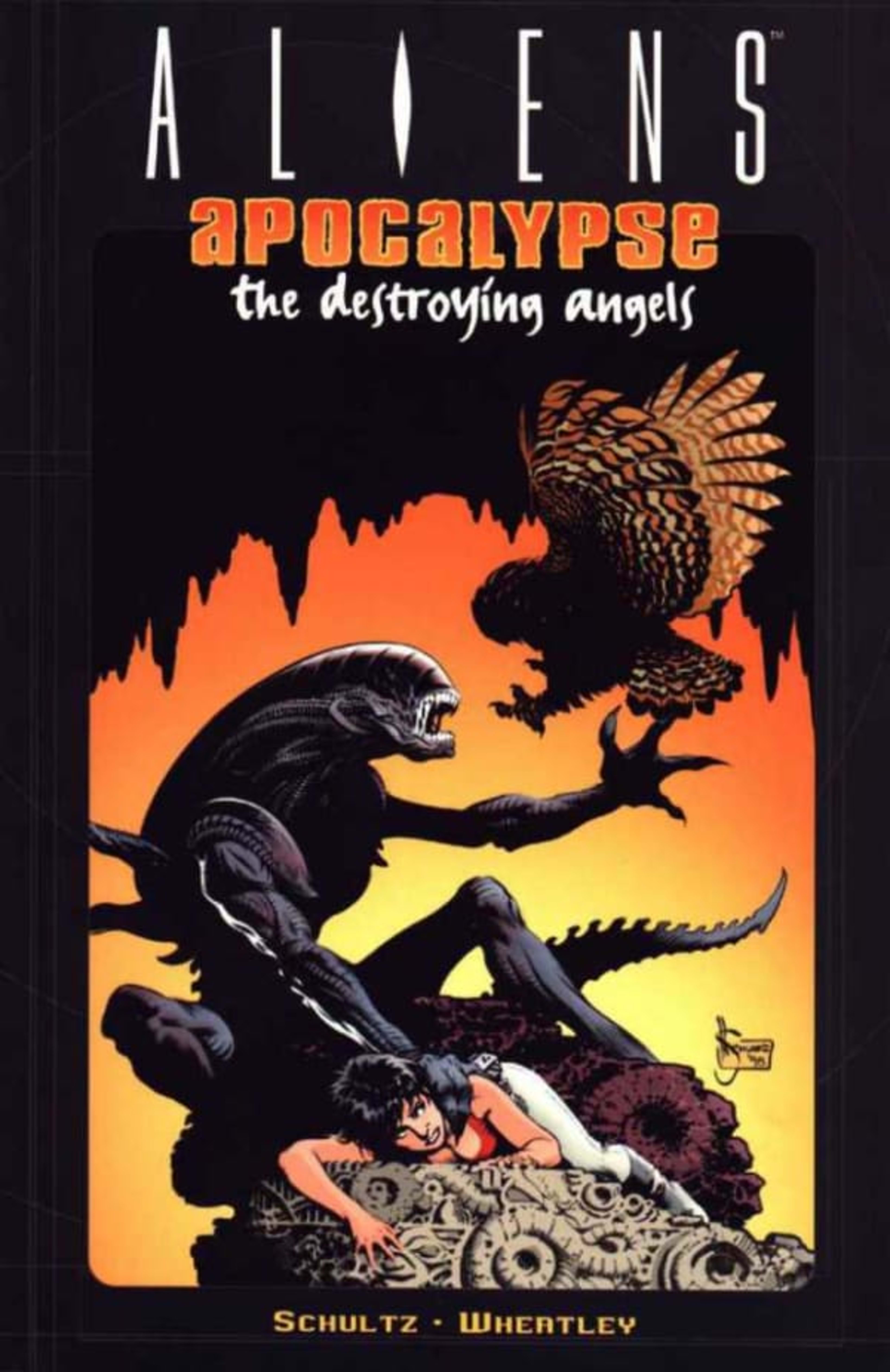 Aliens: Apocalypse - The Destroying Angels cover — © Dark Horse Comics