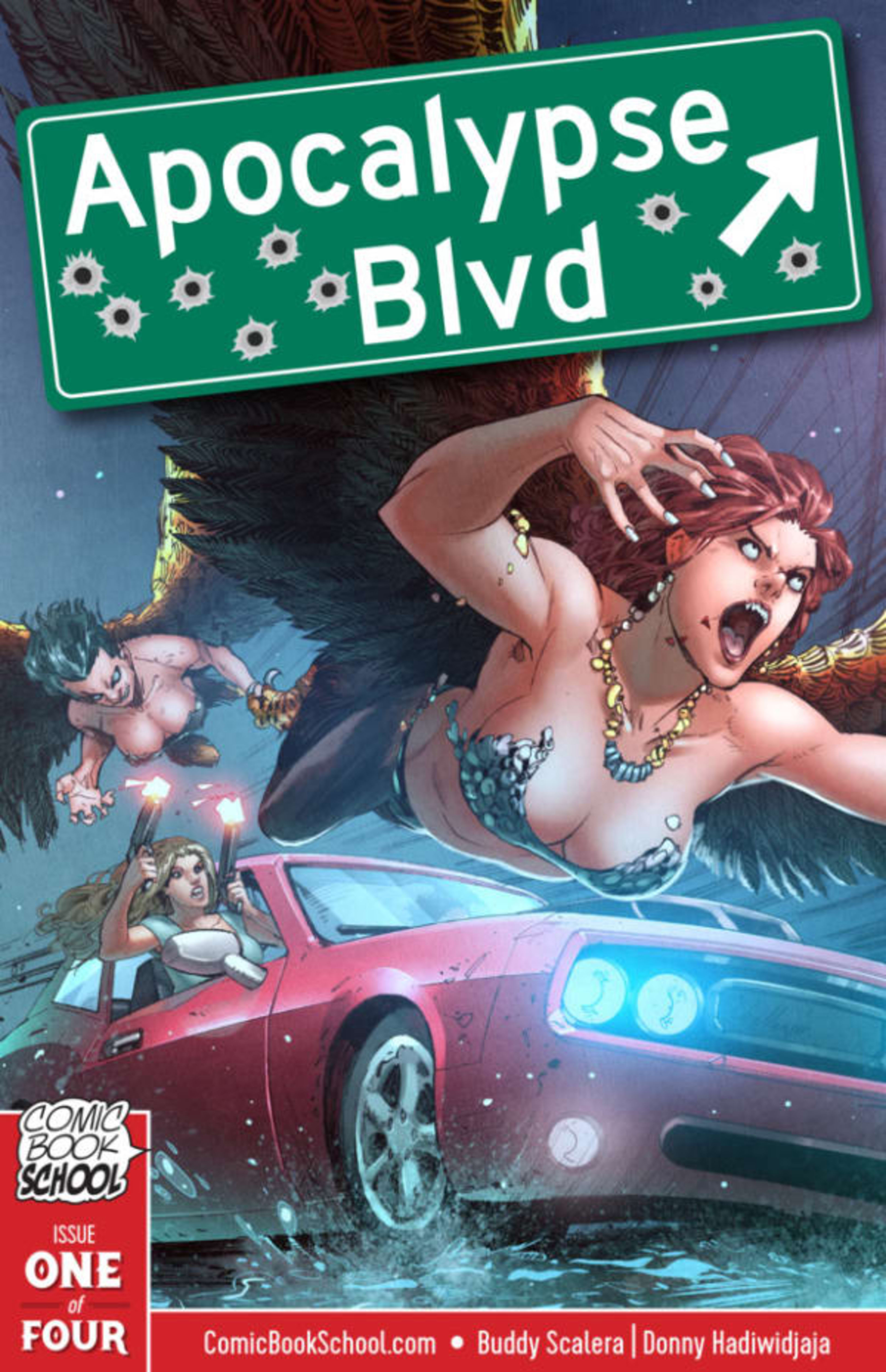 Apocalypse Blvd cover — © Comic Book School