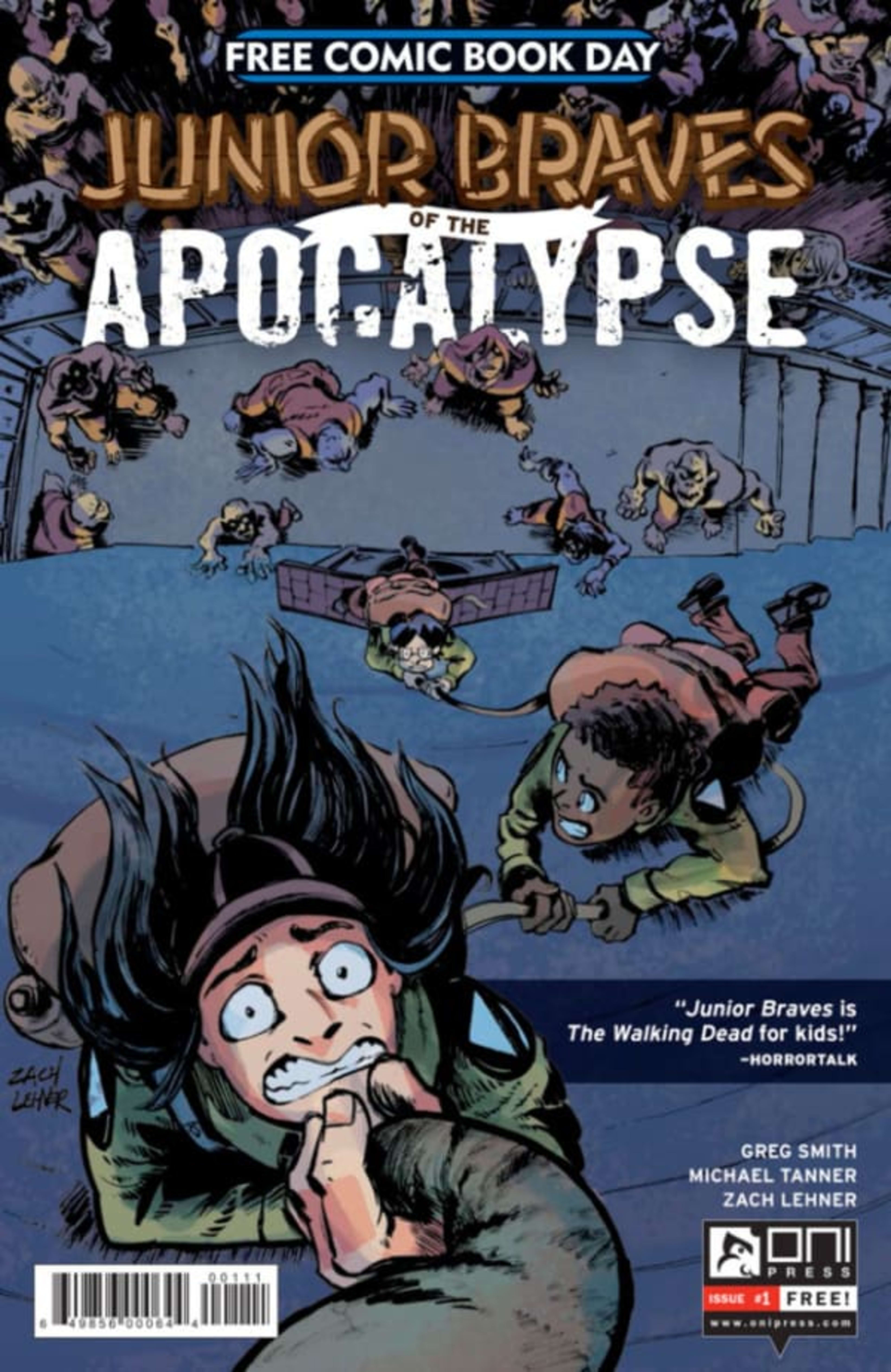 Junior Braves of the Apocalypse: FCBD 2016 cover — © Oni Press