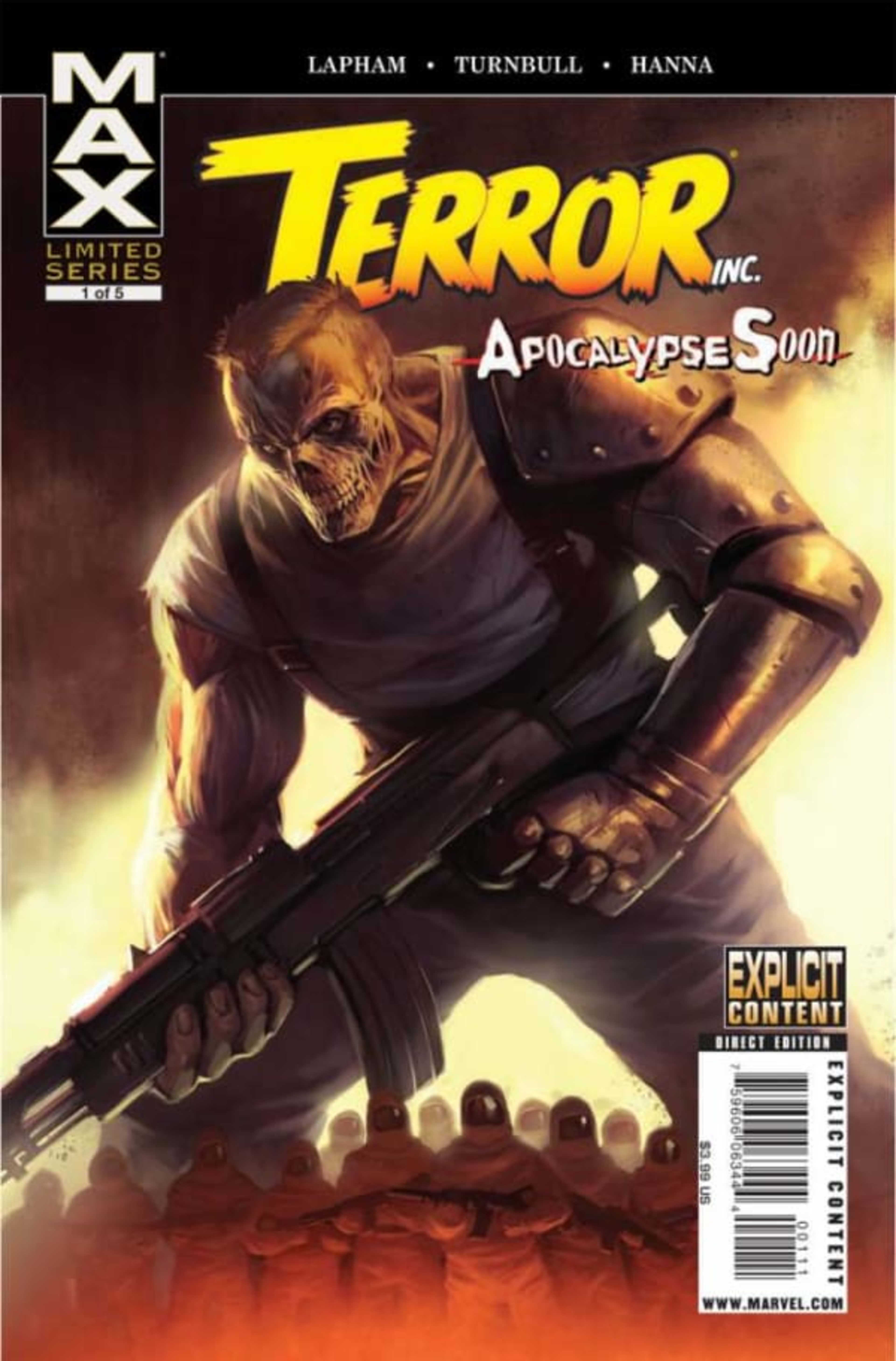 Terror, Inc. - Apocalypse Soon cover — © Marvel