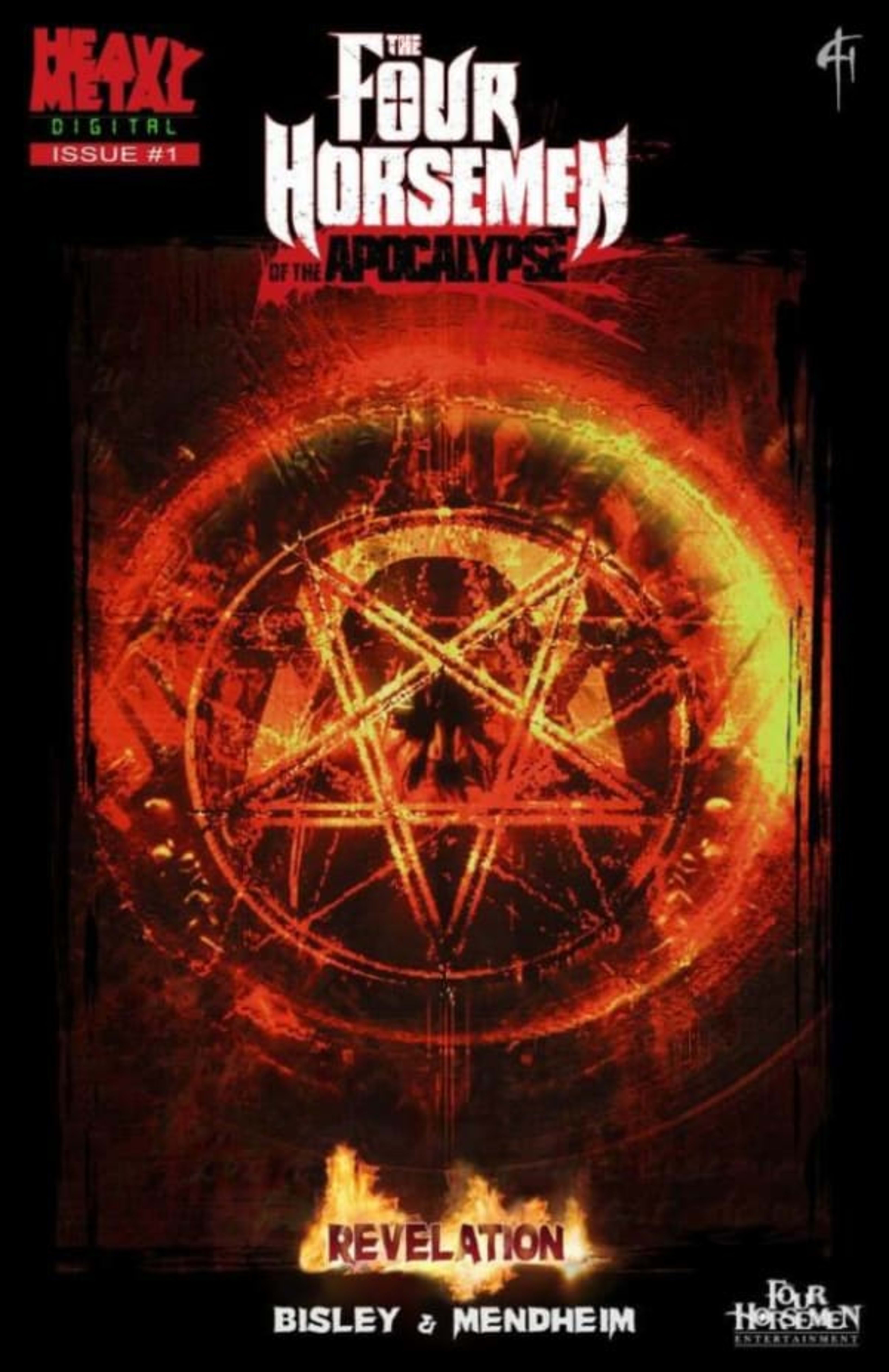The Four Horsemen of the Apocalypse cover — © Heavy Metal