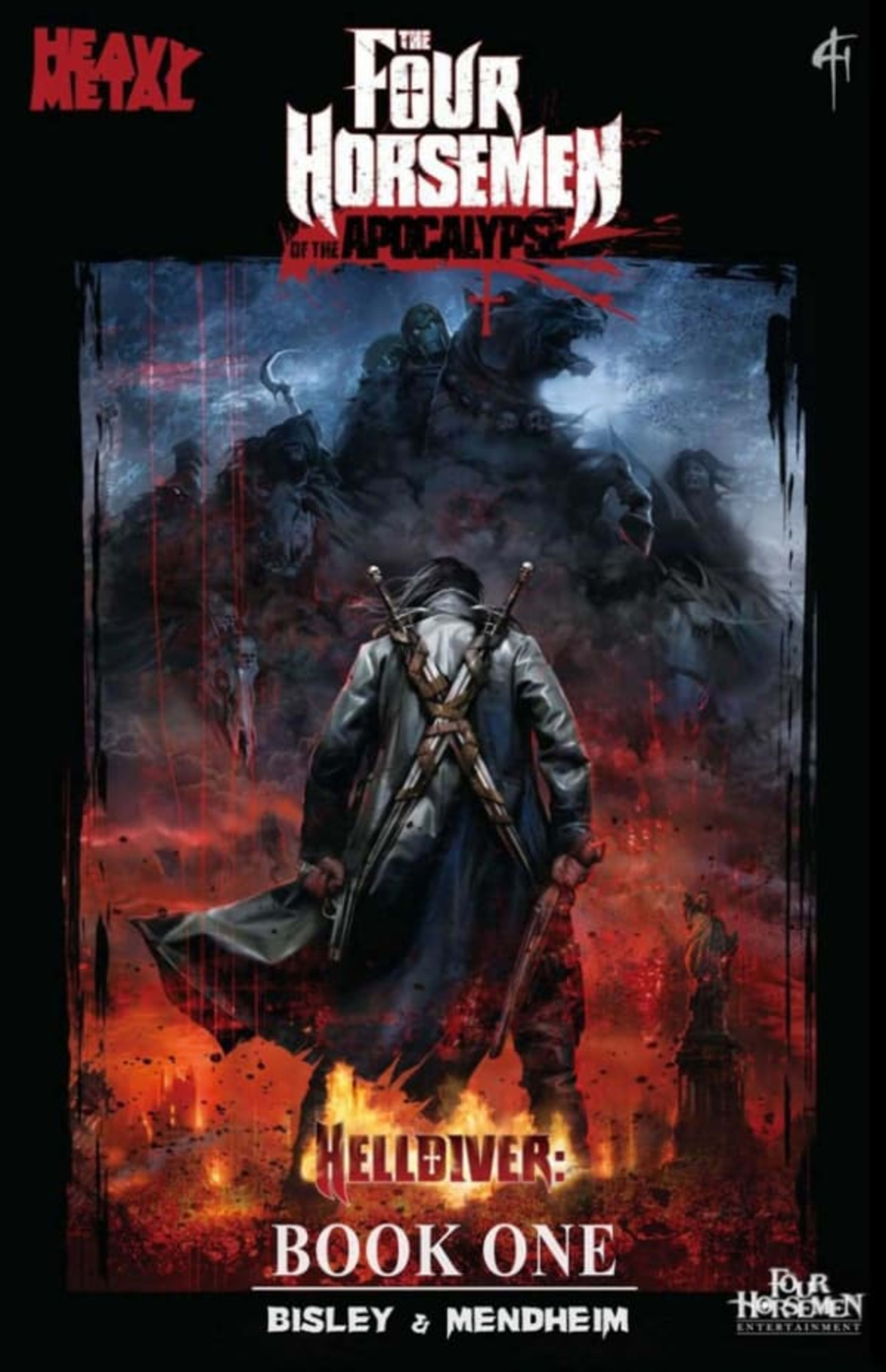 The Four Horsemen of the Apocalypse cover — © Heavy Metal