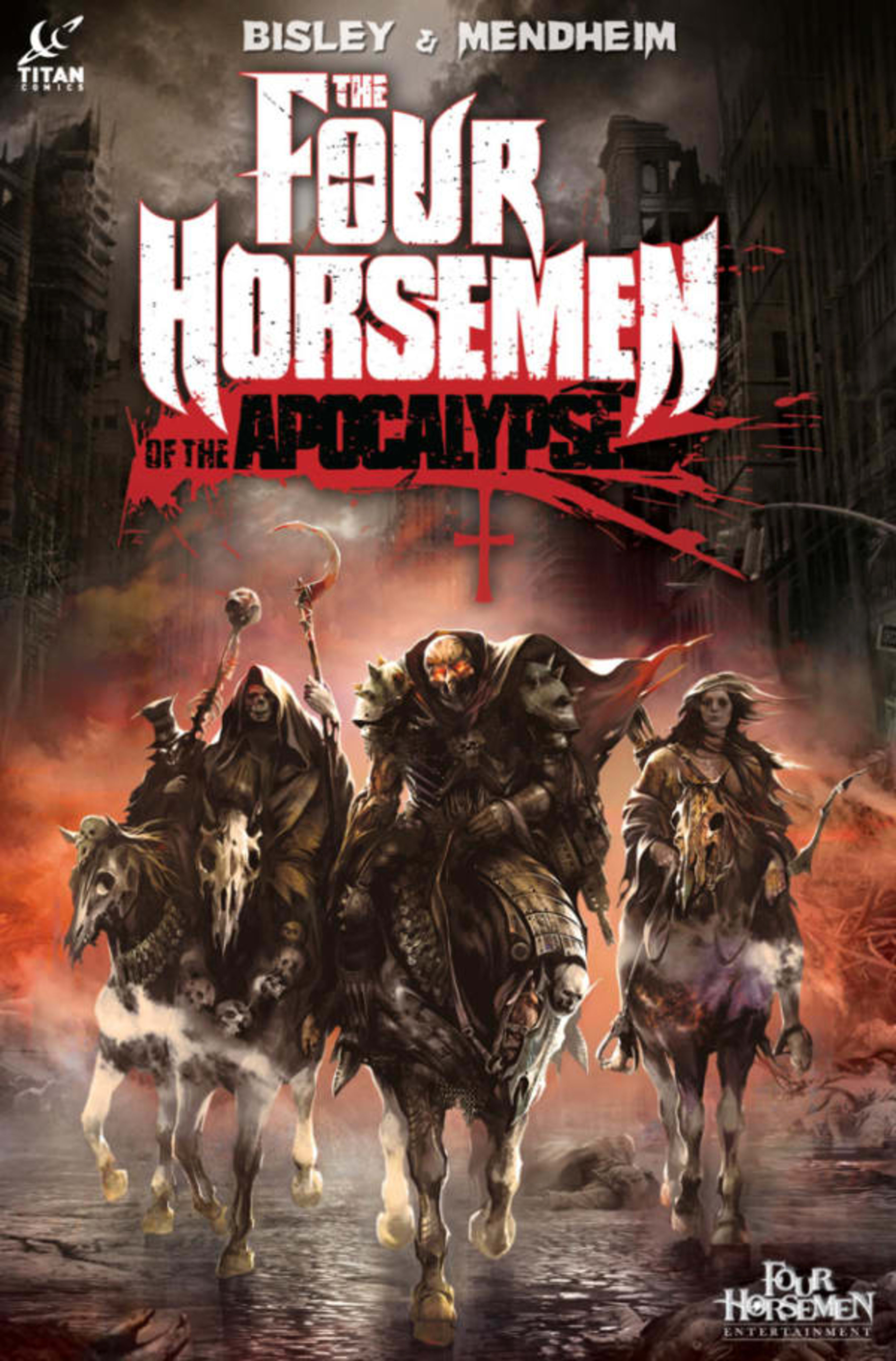 The Four Horsemen of the Apocalypse cover — © Titan Comics