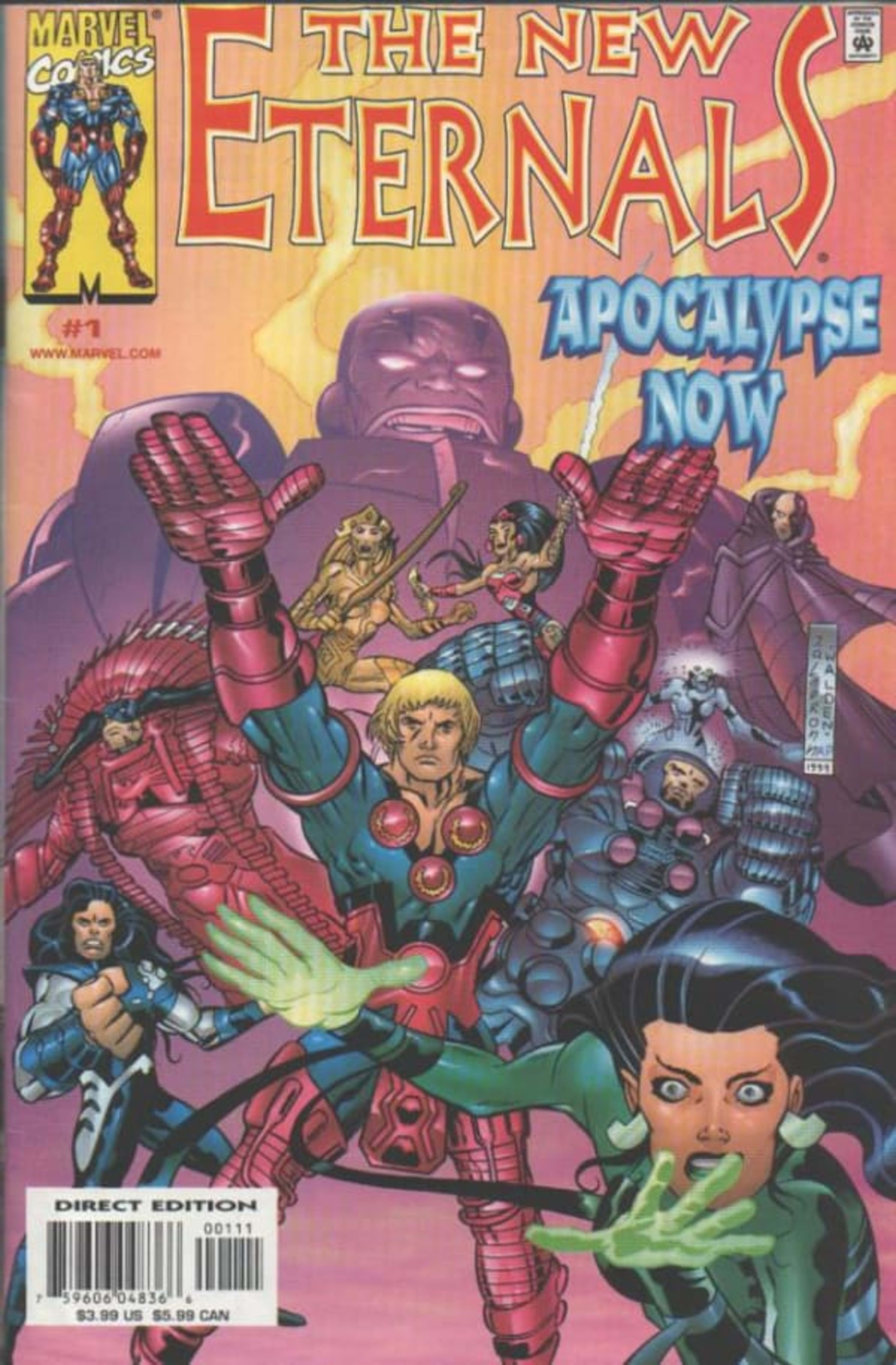 The New Eternals - Apocalypse Now cover — © Marvel