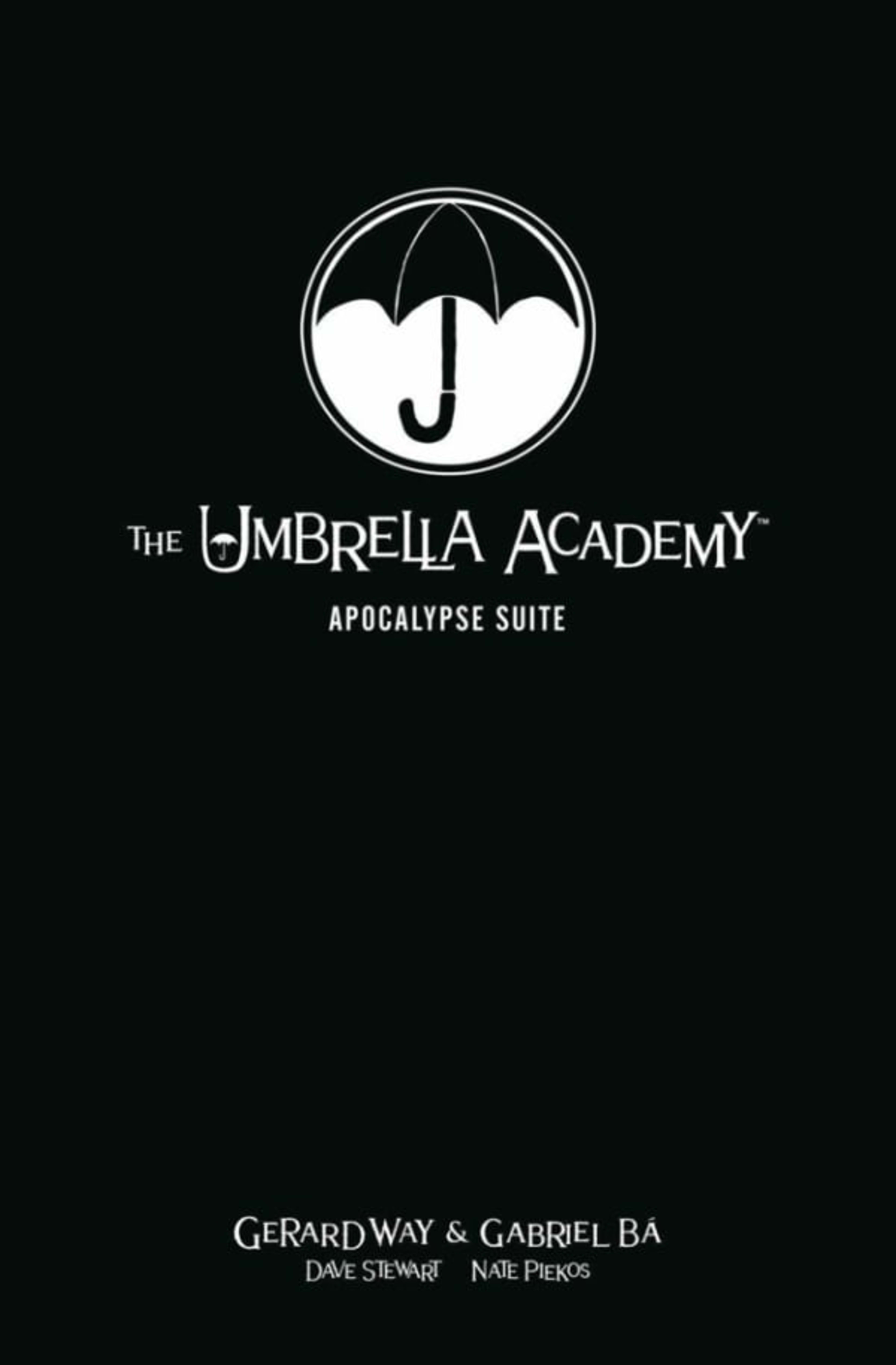 The Umbrella Academy: Apocalypse Suite Library Edition cover — © Dark Horse Comics