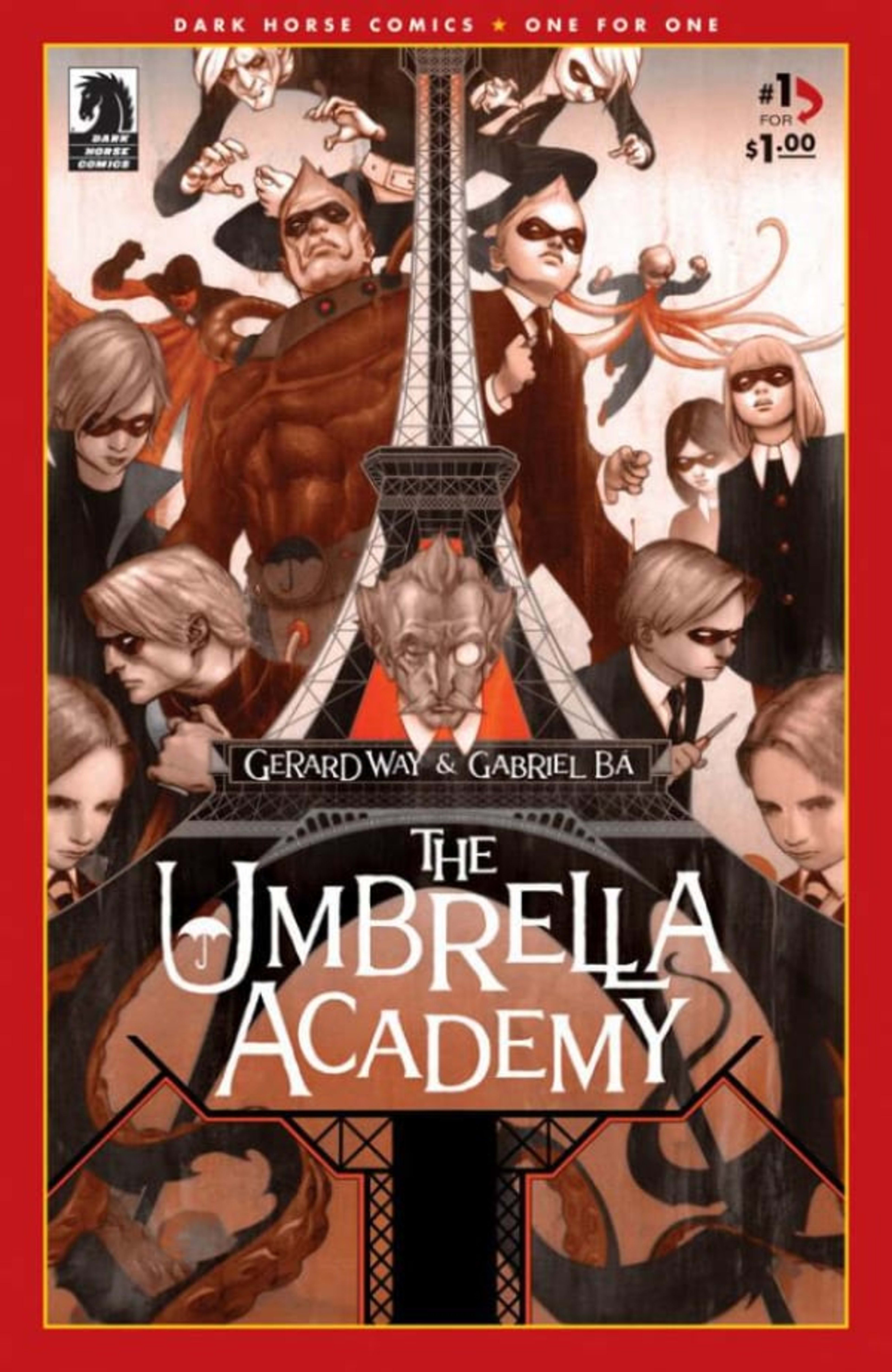 The Umbrella Academy: Apocalypse: One for One cover — © Dark Horse Comics