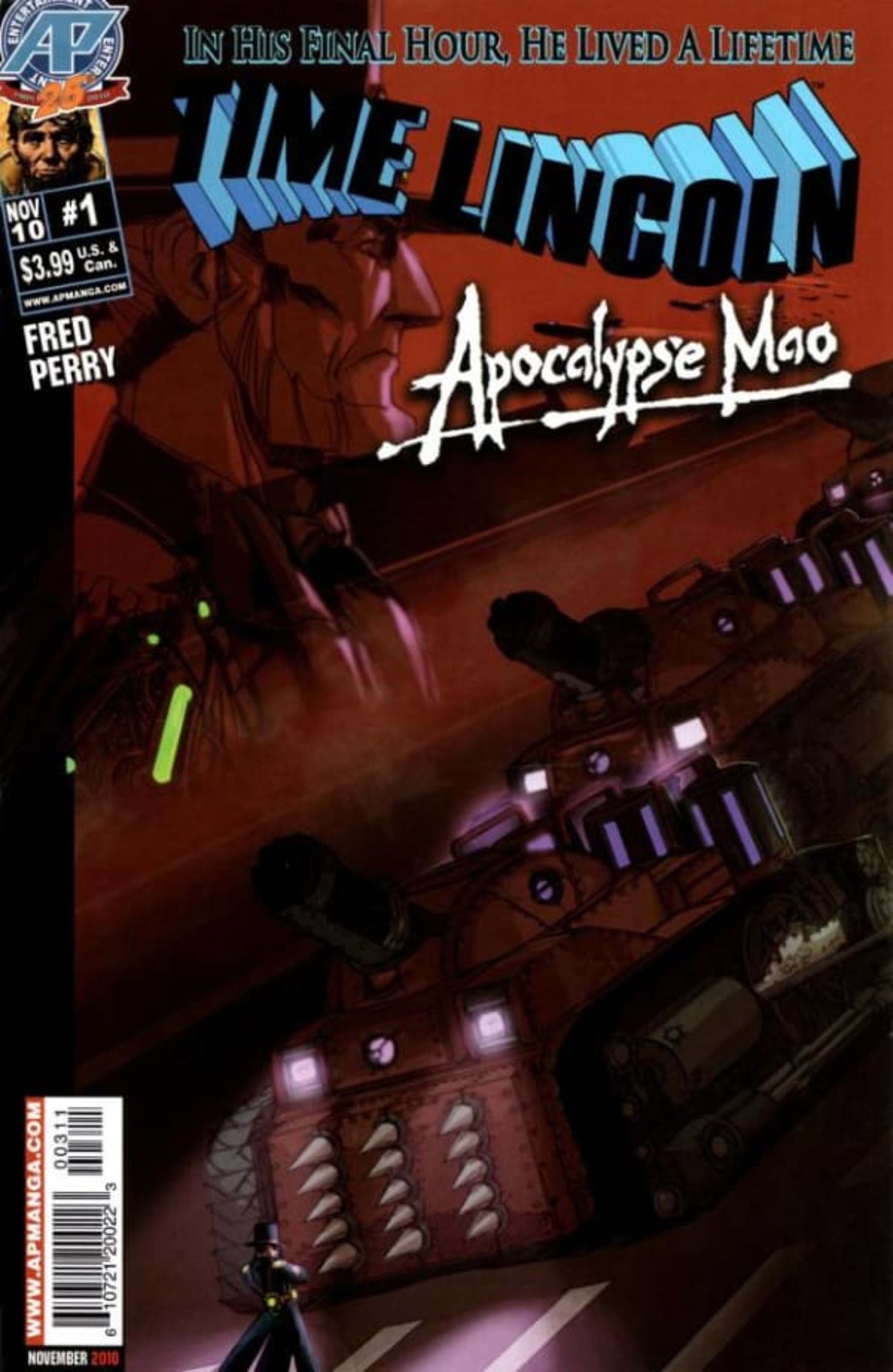 Time Lincoln Apocalypse Mao cover — © Antarctic Press