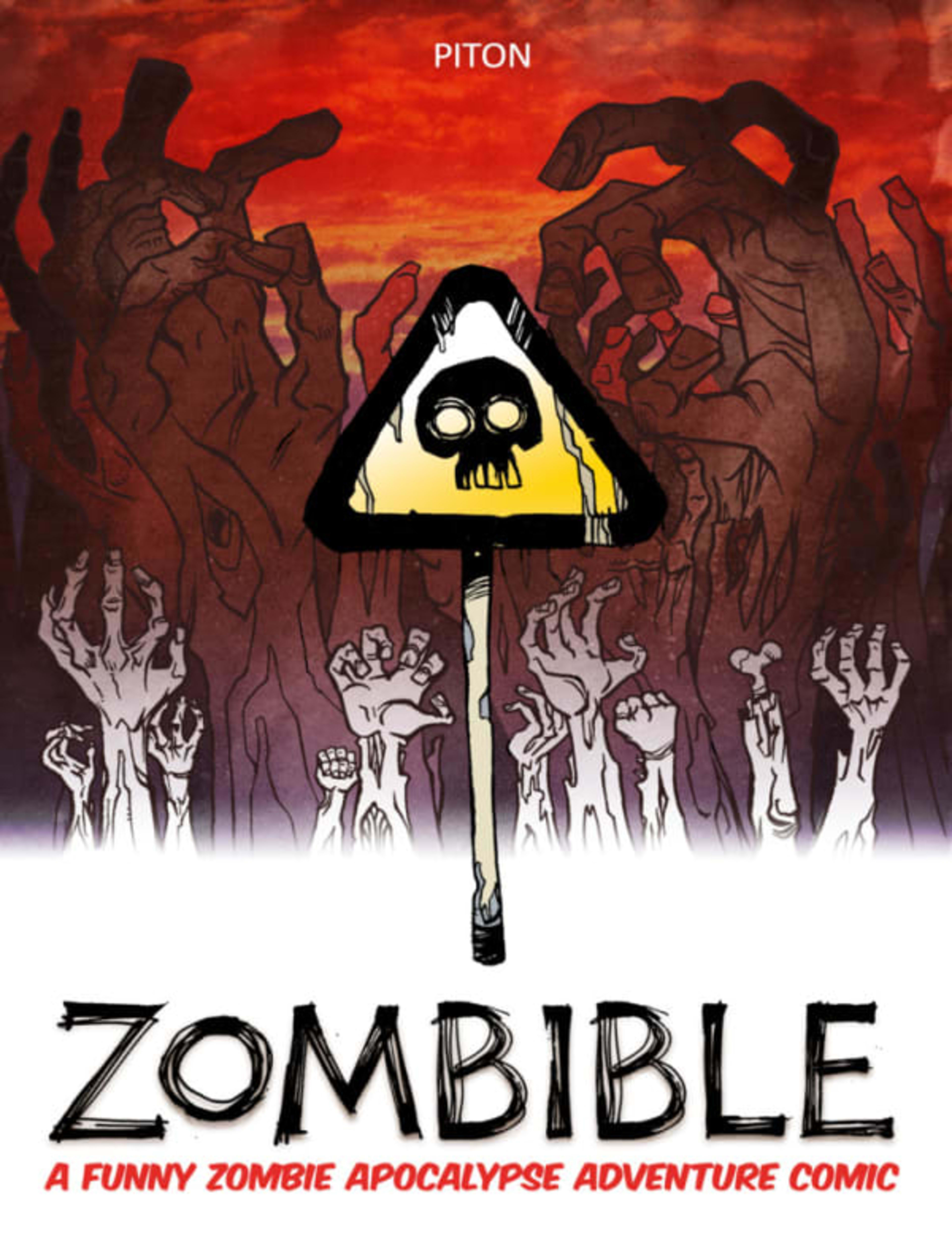 Zombible: A Funny Zombie Apocalypse Adventure Comic cover — © self published