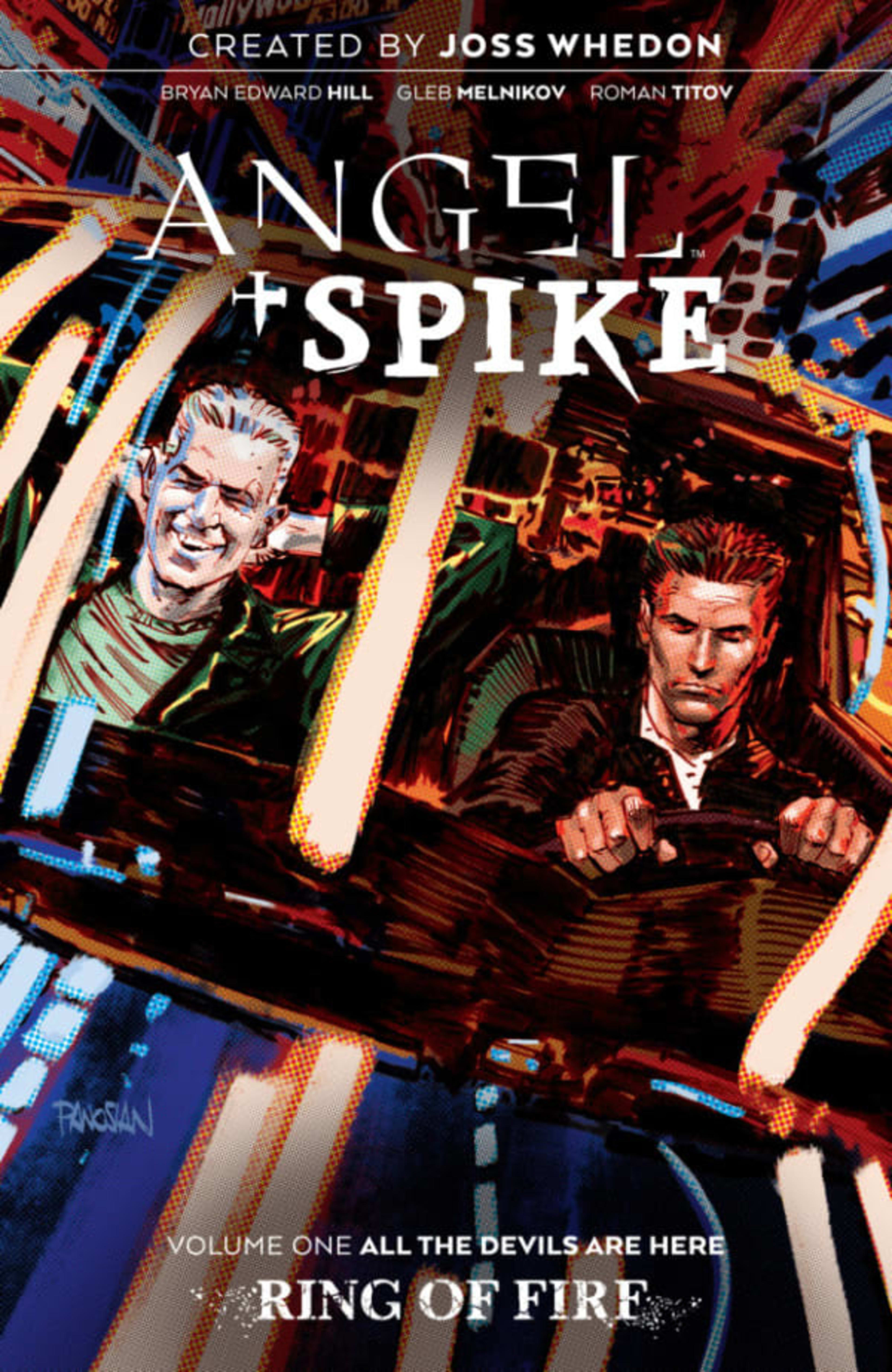 Angel + Spike: Ring of Fire cover — © Boom! Studios
