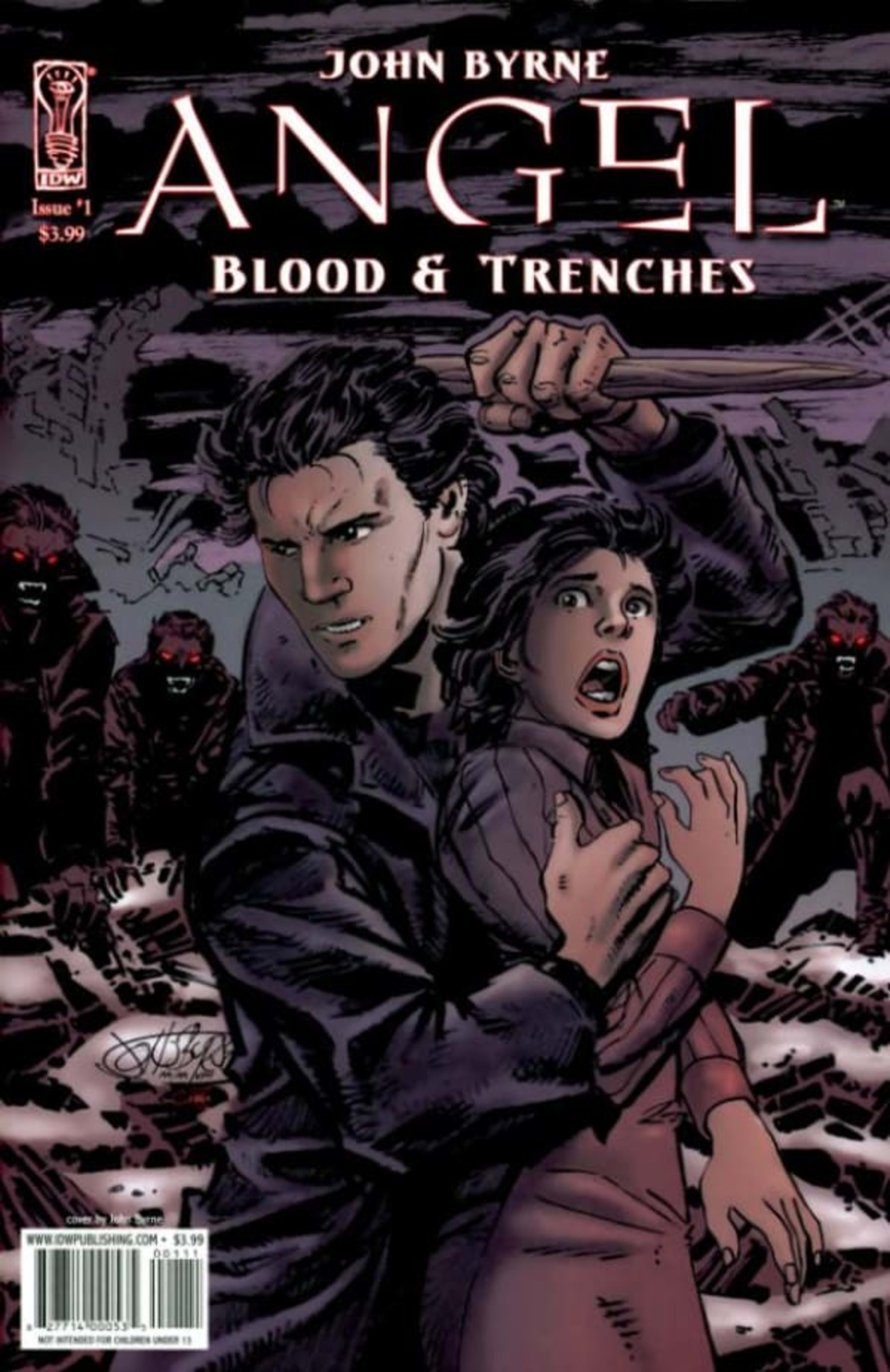 Angel: Blood & Trenches cover — © IDW Publishing
