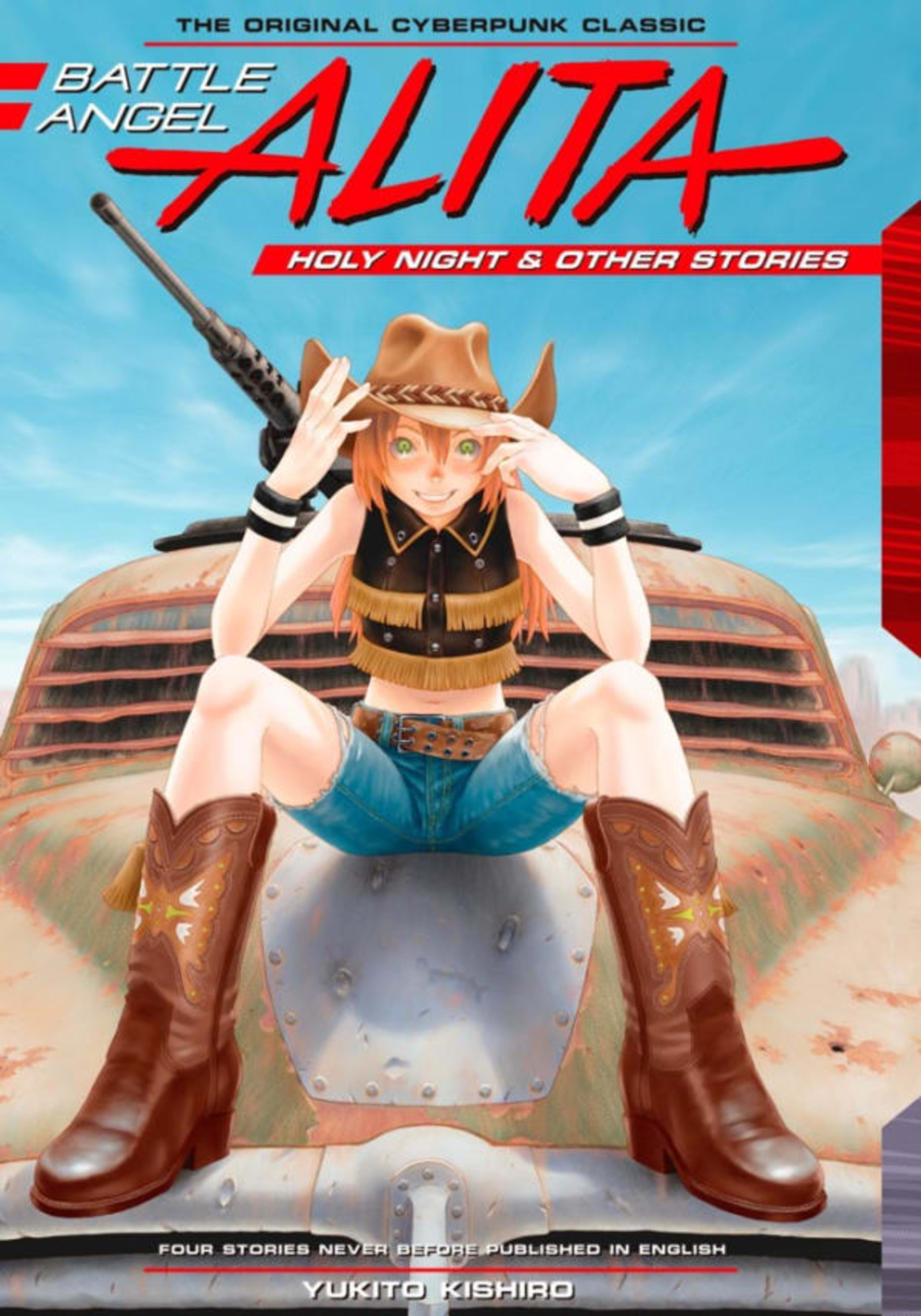 Battle Angel Alita: Holy Night & Other Stories cover — © Kodansha Comics USA