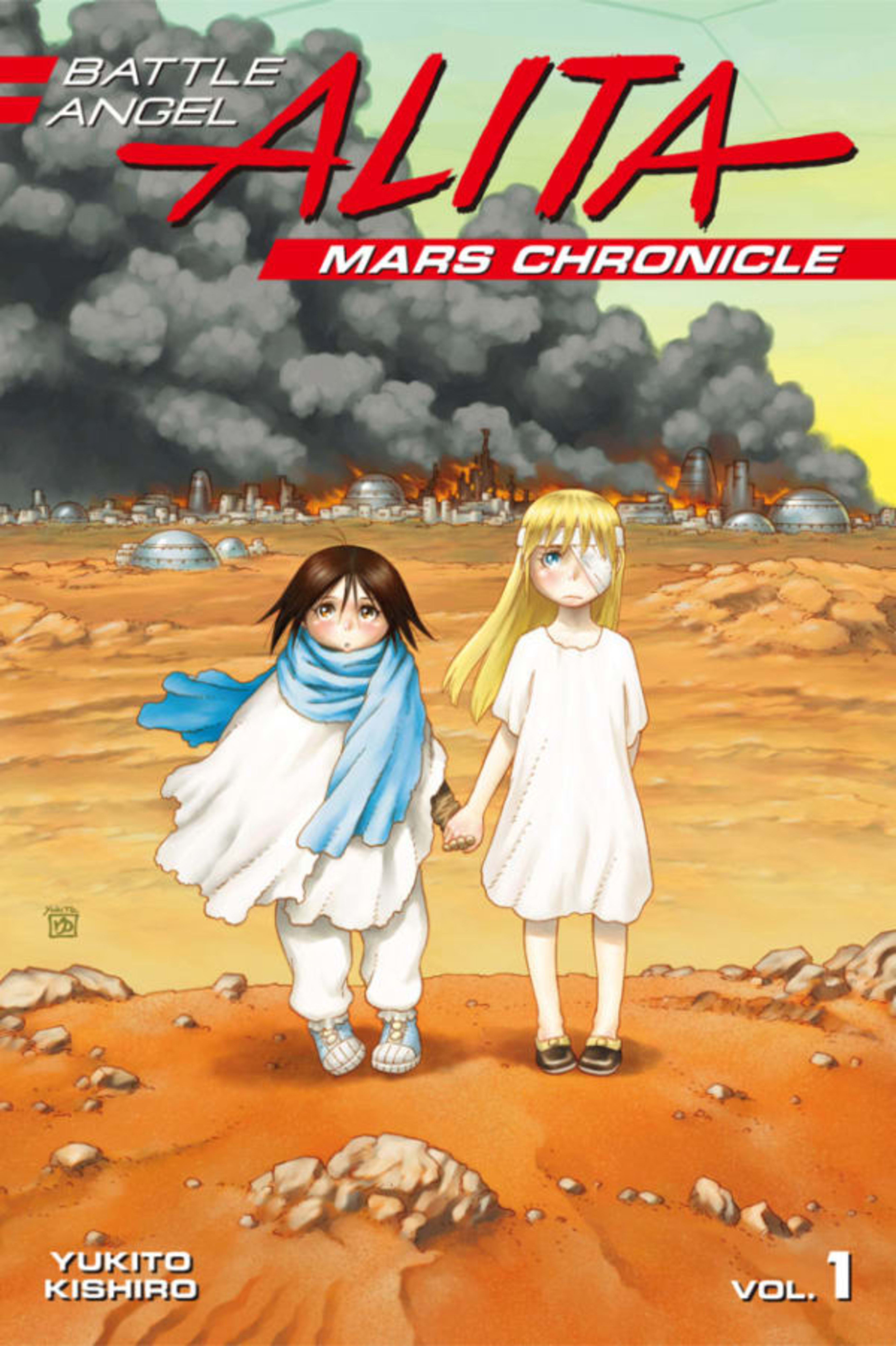 Battle Angel Alita: Mars Chronicle cover — © Kodansha Comics USA