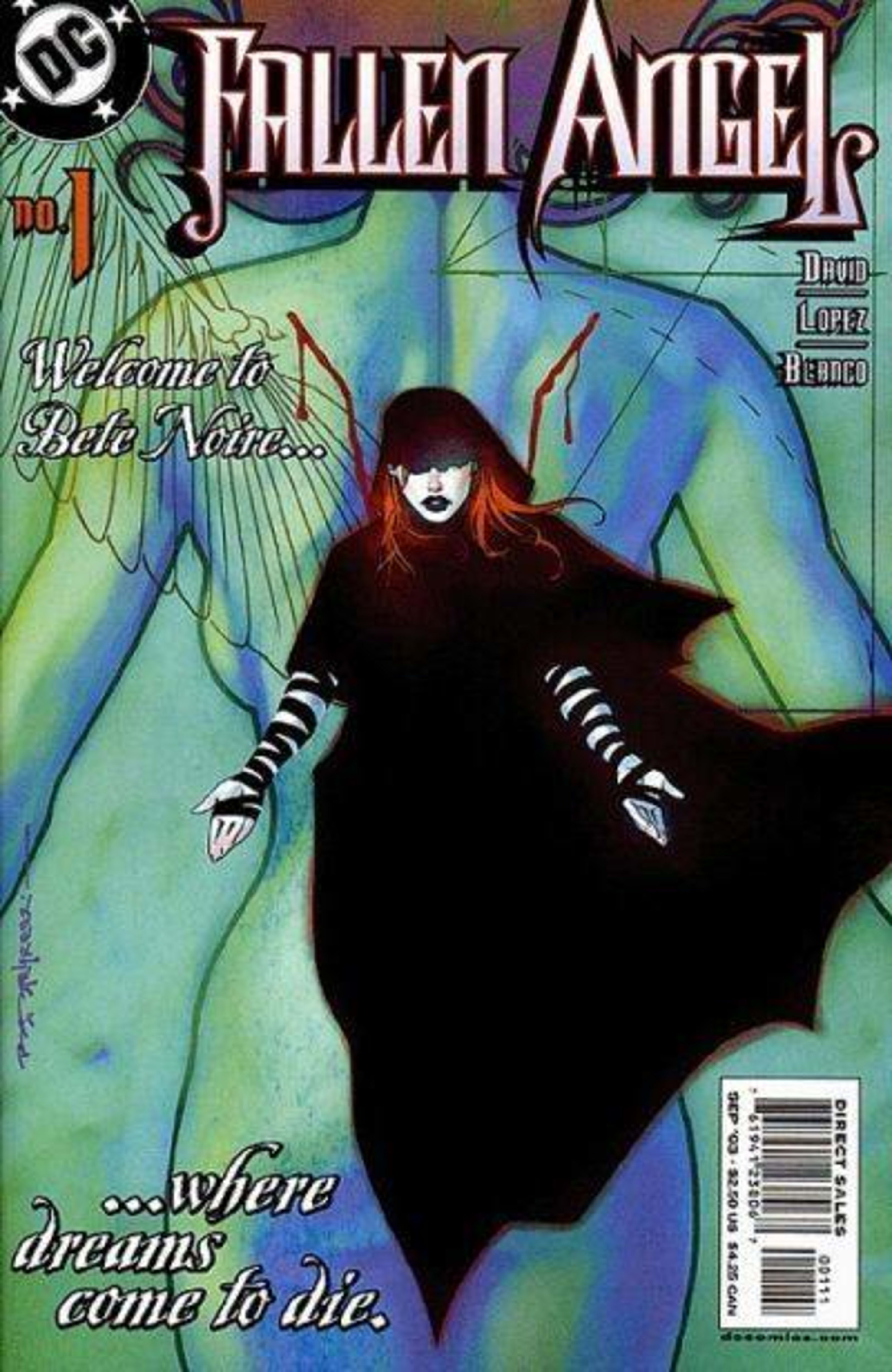 Fallen Angel cover — © DC Comics
