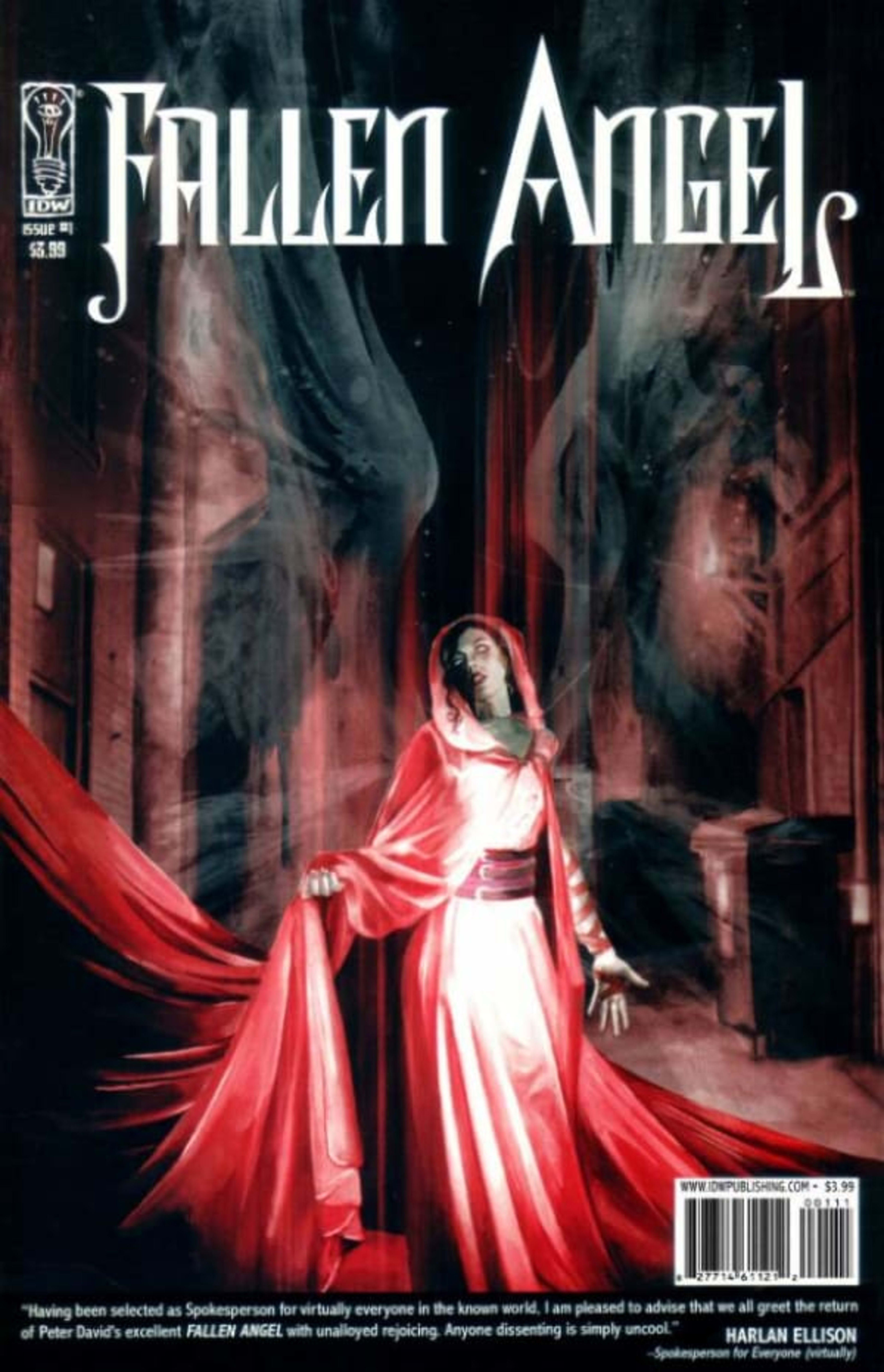 Fallen Angel cover — © IDW Publishing