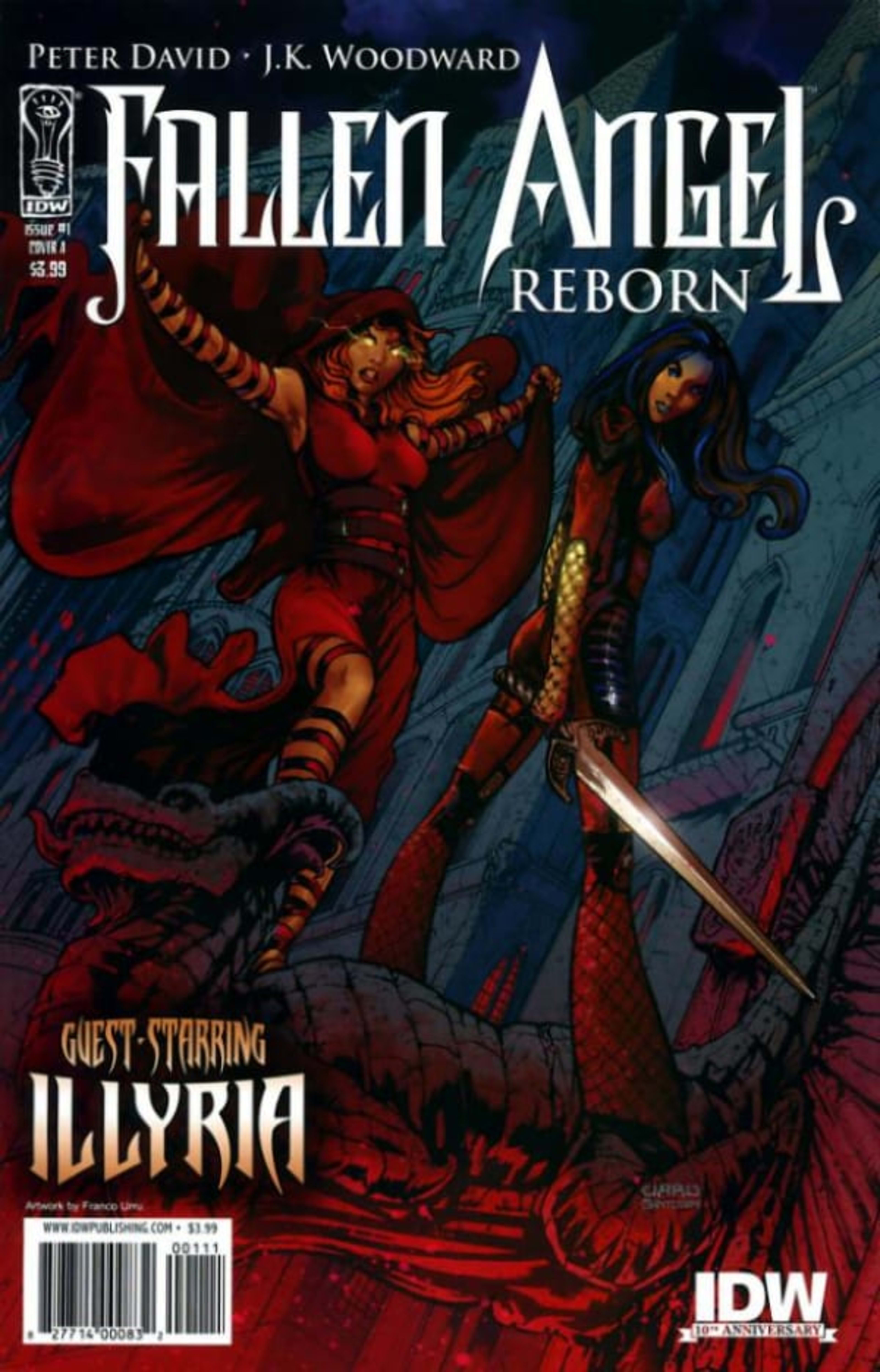 Fallen Angel: Reborn cover — © IDW Publishing